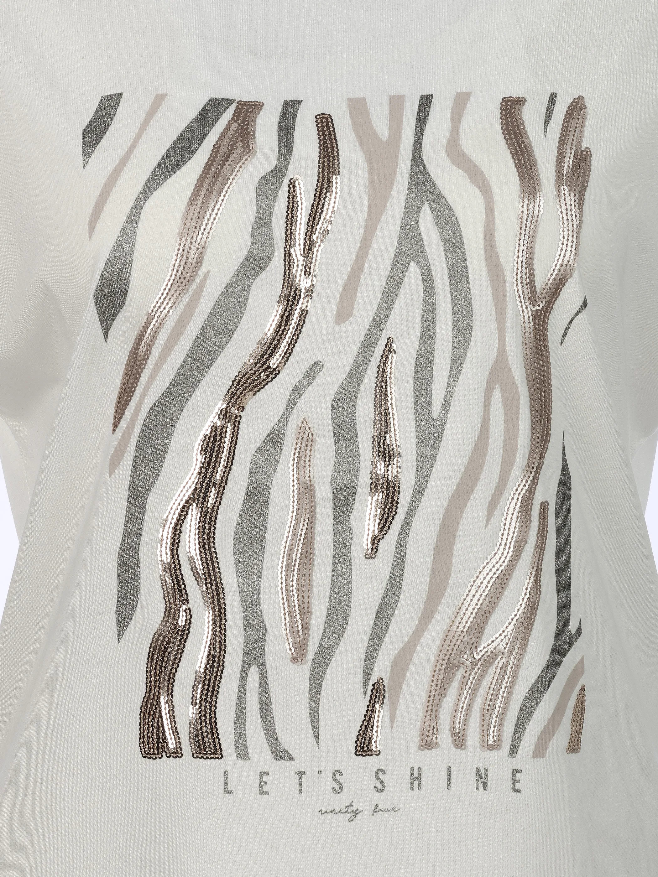 Lisa Tossa Da-T-Shirt mit Frontapplikation Weiß 924191 WHITE 3