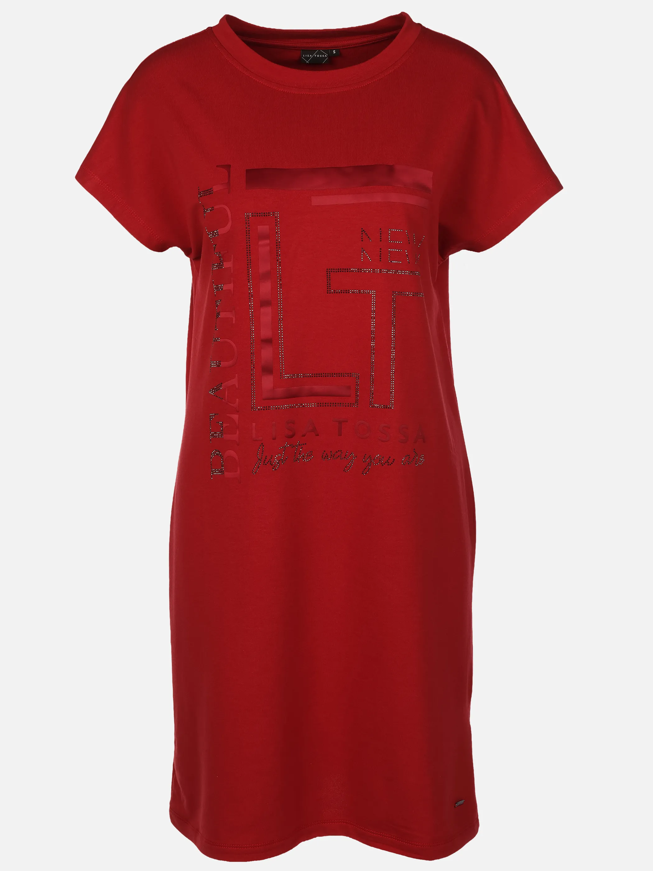 Lisa Tossa Da. Jersey Kleid Rot 926667 RHUBARB 1
