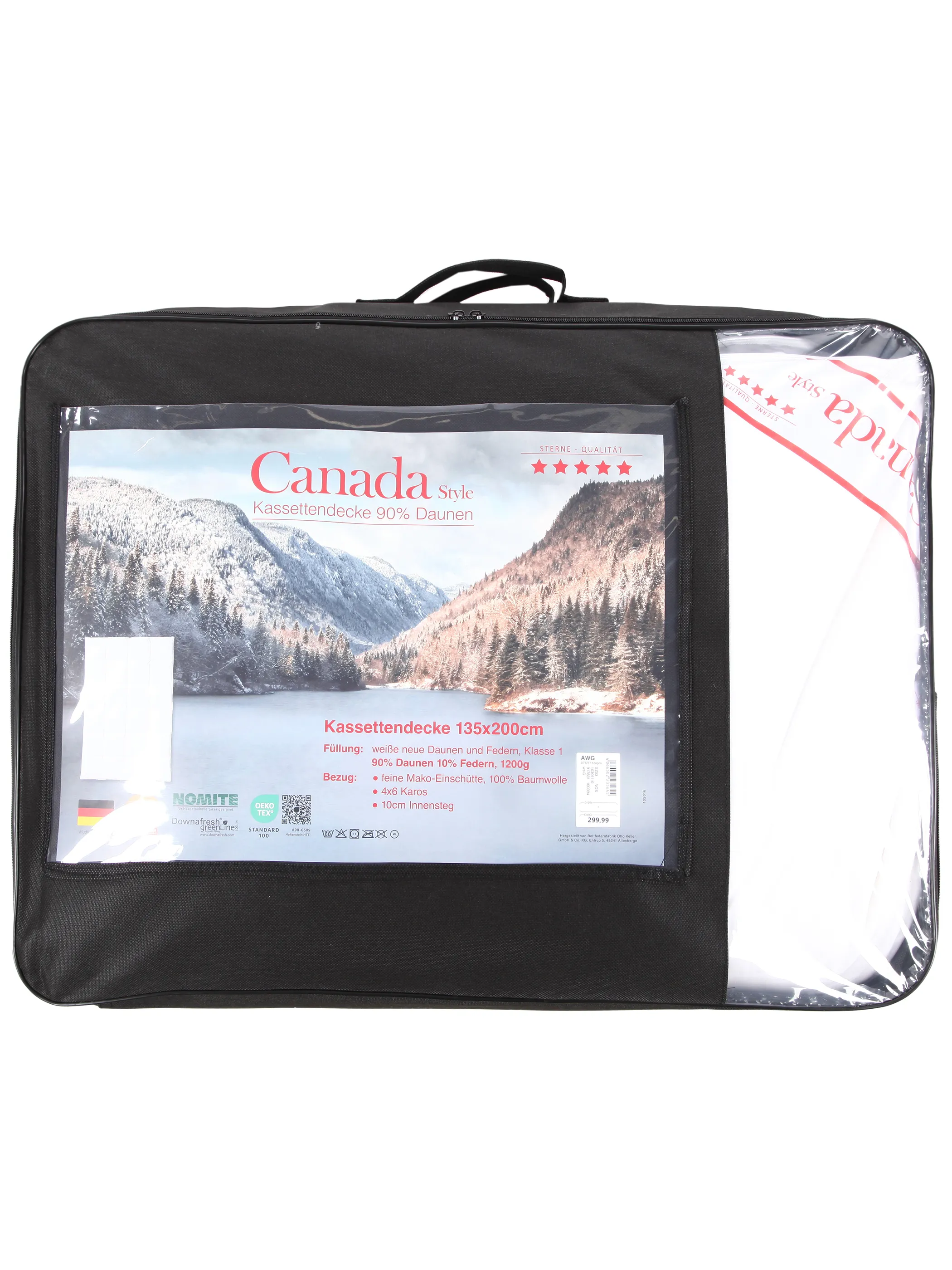 Canada Daunendecke 135x200 Canada Sty Weiß 917831 WEIß 2