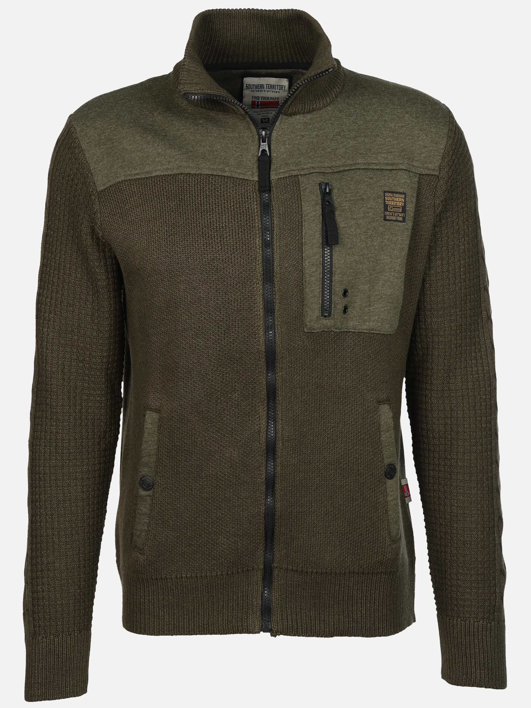 Southern Territory He. Sweatjacke Hybrid Batch Oliv 931976 OLIVE 1