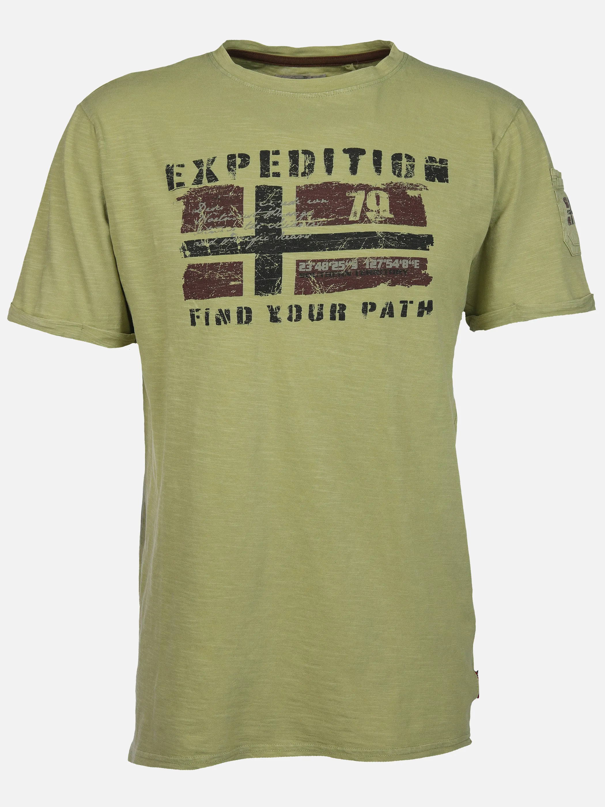 Southern Territory He. T-Shirt 1/2 Arm Logo oilwash Oliv 905105 OLIVE 1 Southern Territory He. T-Shirt 1/2 Arm Logo oilwash Oliv 905105 OLIVE 1