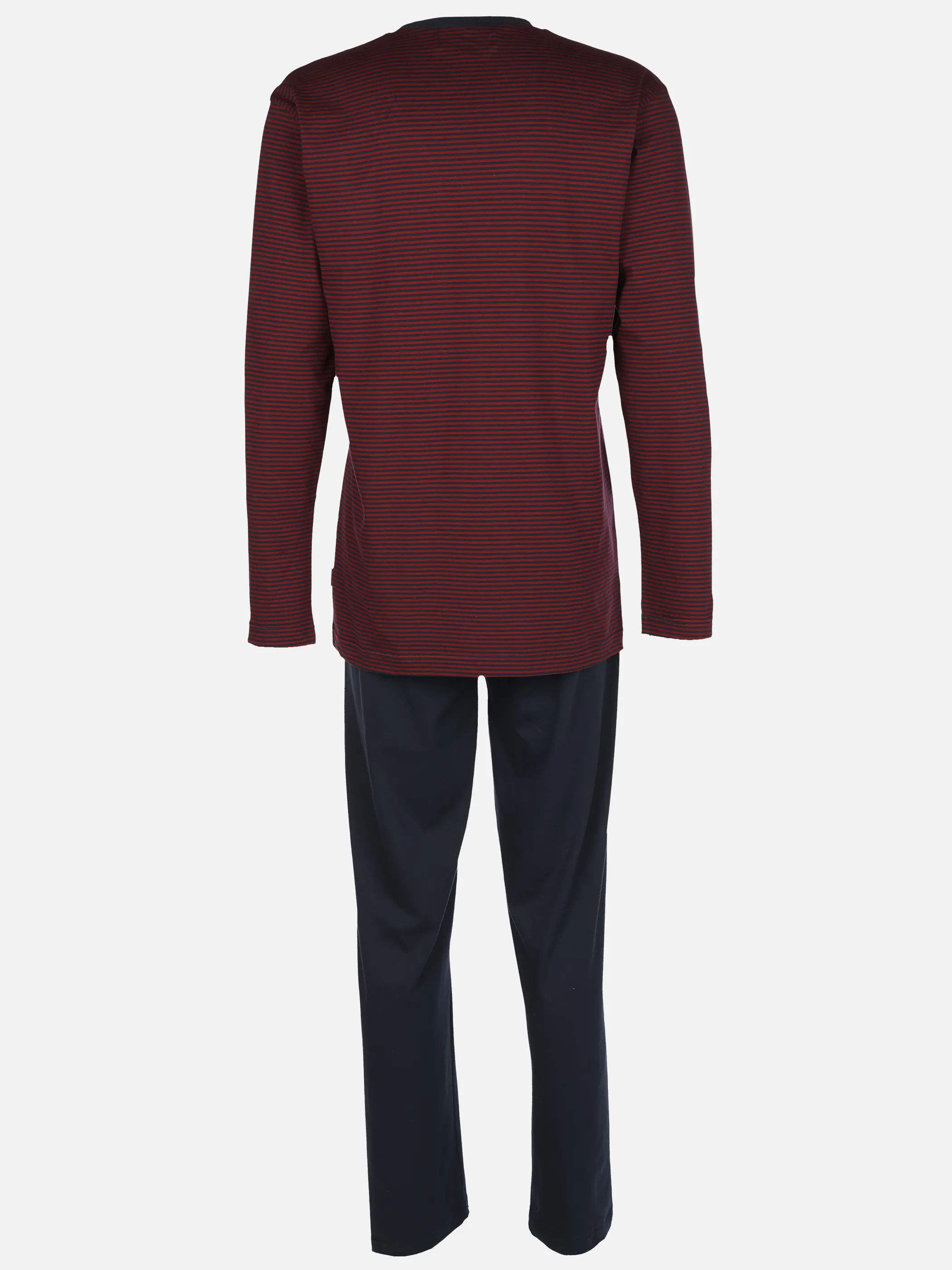 Jim Spencer He. Schlafanzug lang gestreift Rot 916247 BORDO 2 Jim Spencer He. Schlafanzug lang gestreift Rot 916247 BORDO 2