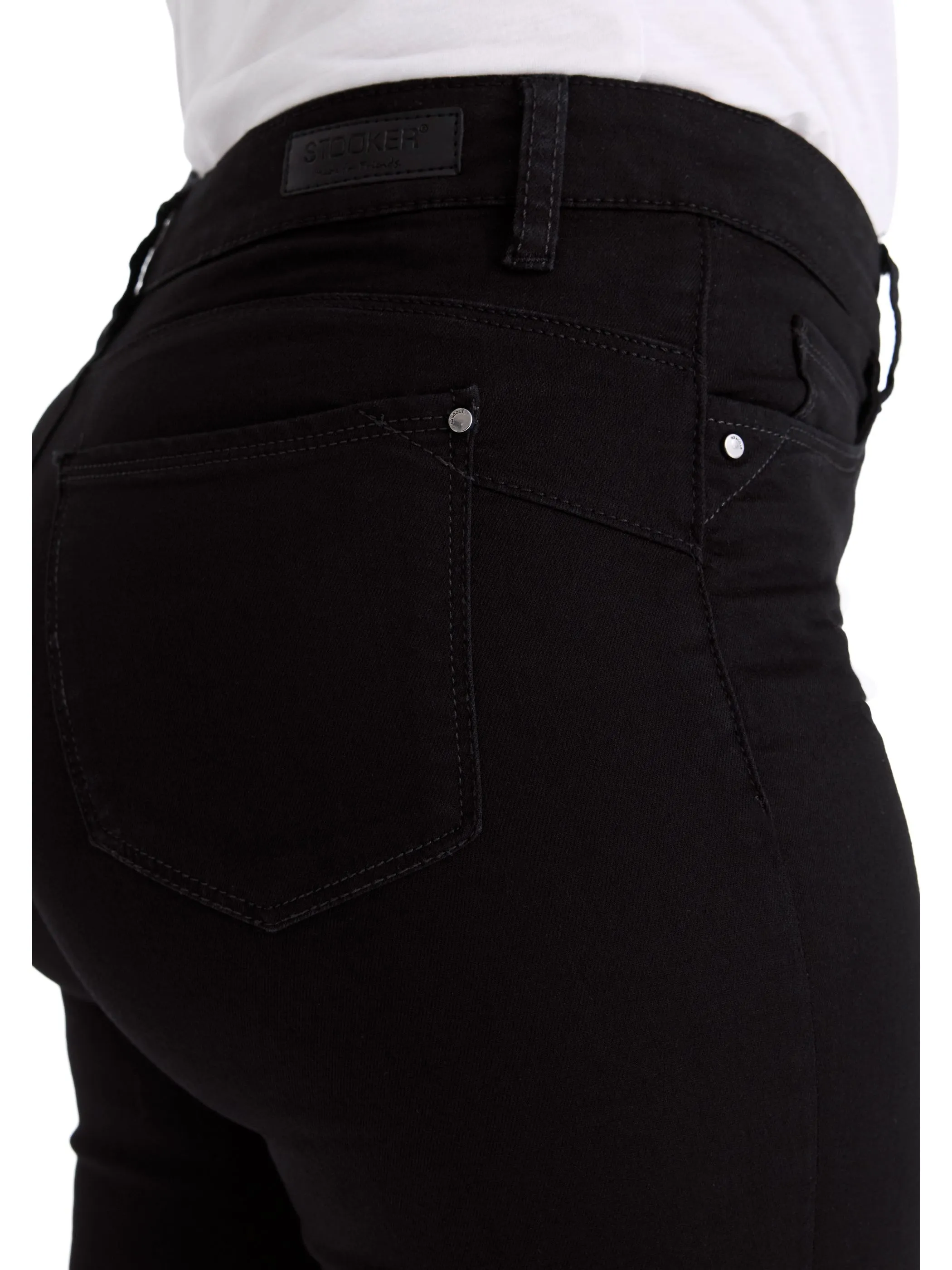 Stooker DOB 11530090006999 Da. Hosen,Milan Schwarz 691448 6999 3