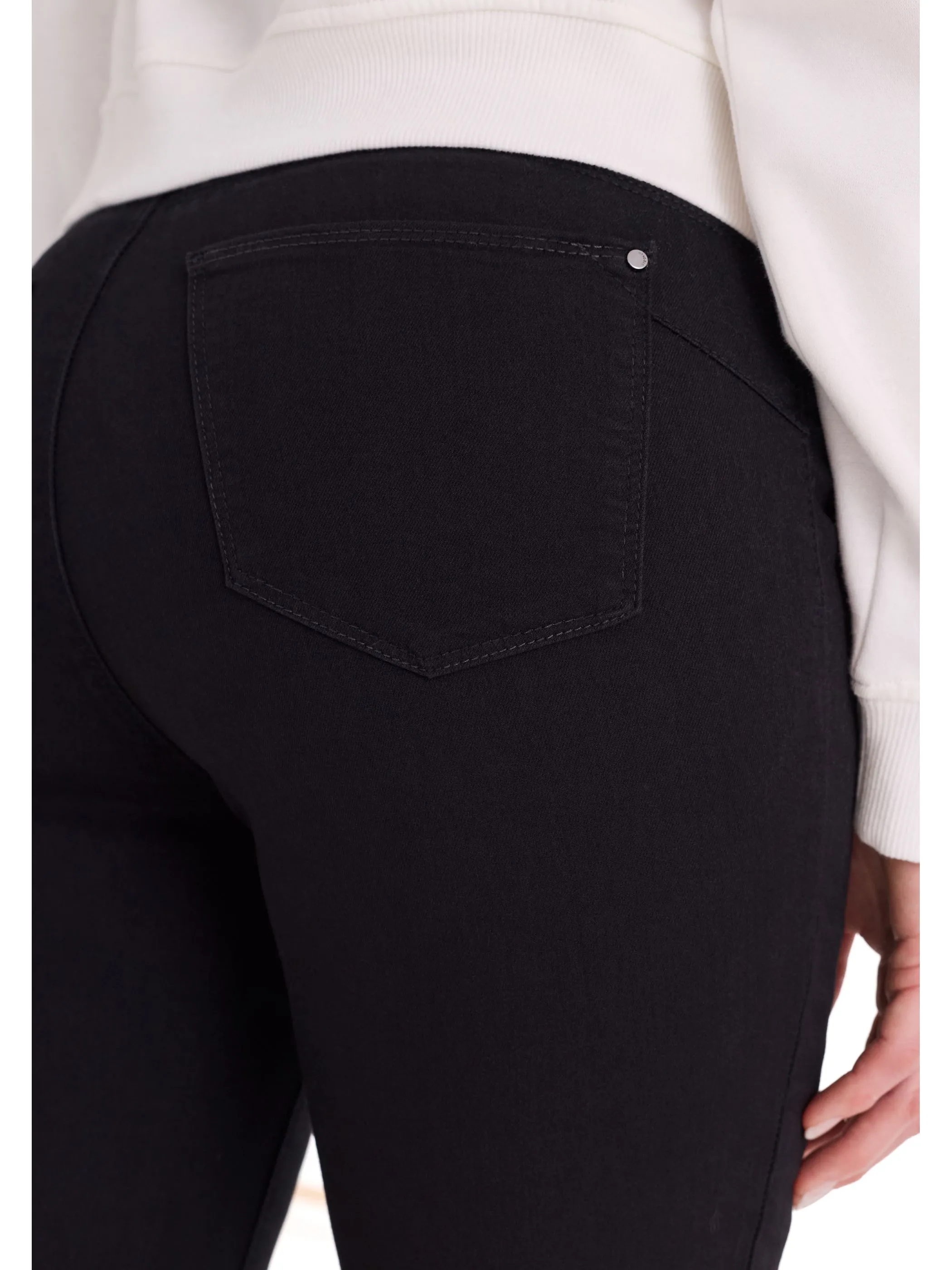 Stooker DOB 11530090006999 Da. Hosen,Milan Schwarz 691448 6999 3