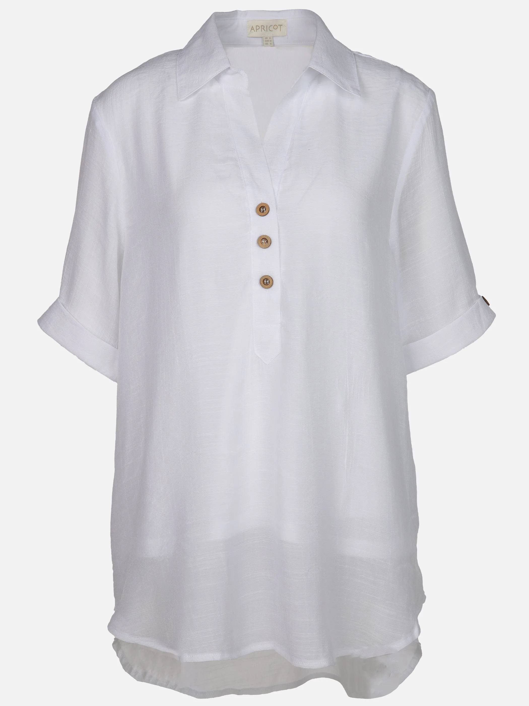 Apricot 483668 Apricot Slub Shimmer Tu Weiß 913524 WHT 5