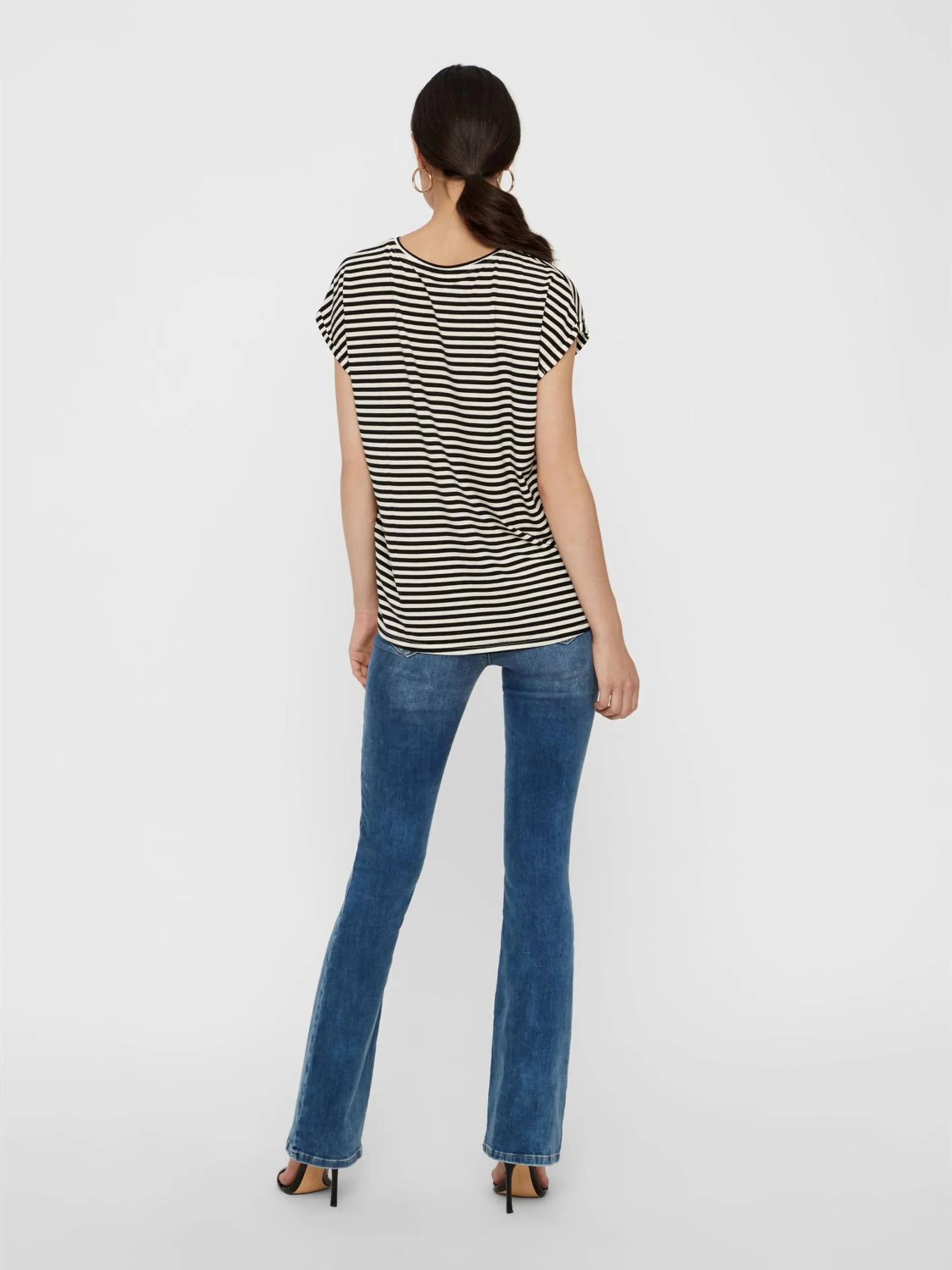Vero Moda 10211785 VMAVA STRIPE SS TOP Schwarz 804435 177868001 3 Vero Moda 10211785 VMAVA STRIPE SS TOP Schwarz 804435 177868001 3