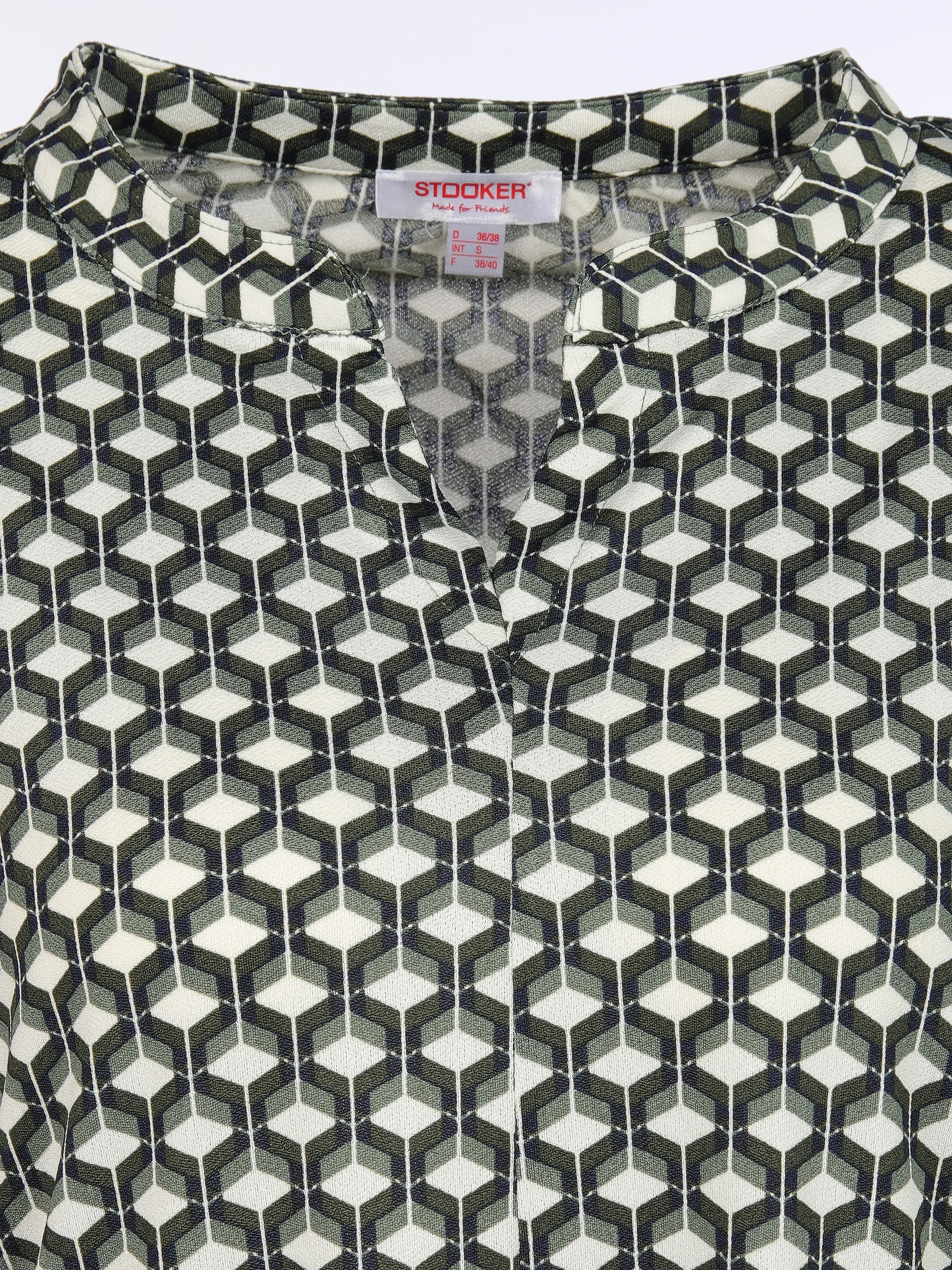 Stooker DOB 25560260009757 Da. T-Shirts / Grün 906567 9757 3
