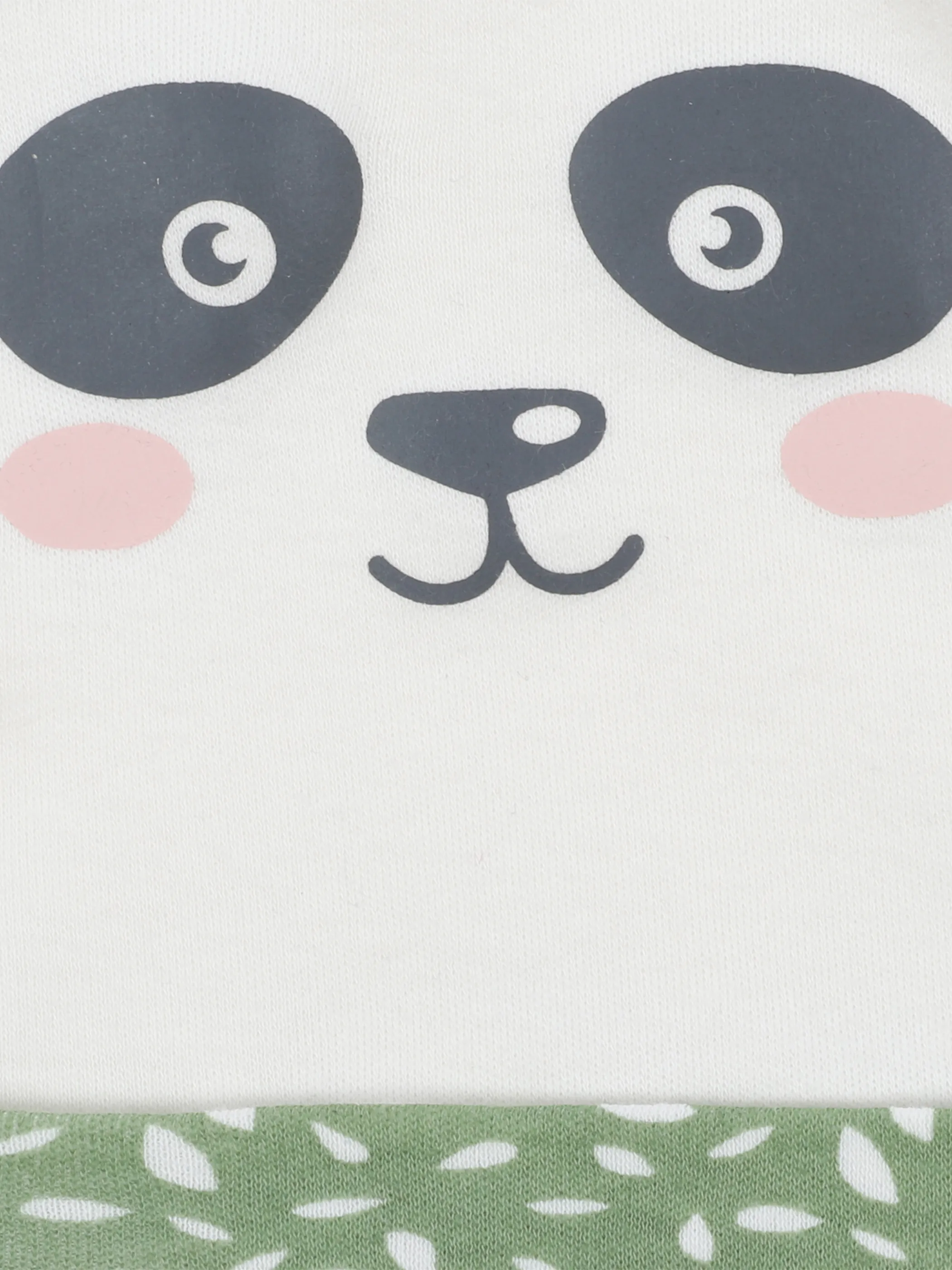 Bubble Gum BU Mütze in weiß mit Panda und Weiß 862302 WEIß/GRÜN 3