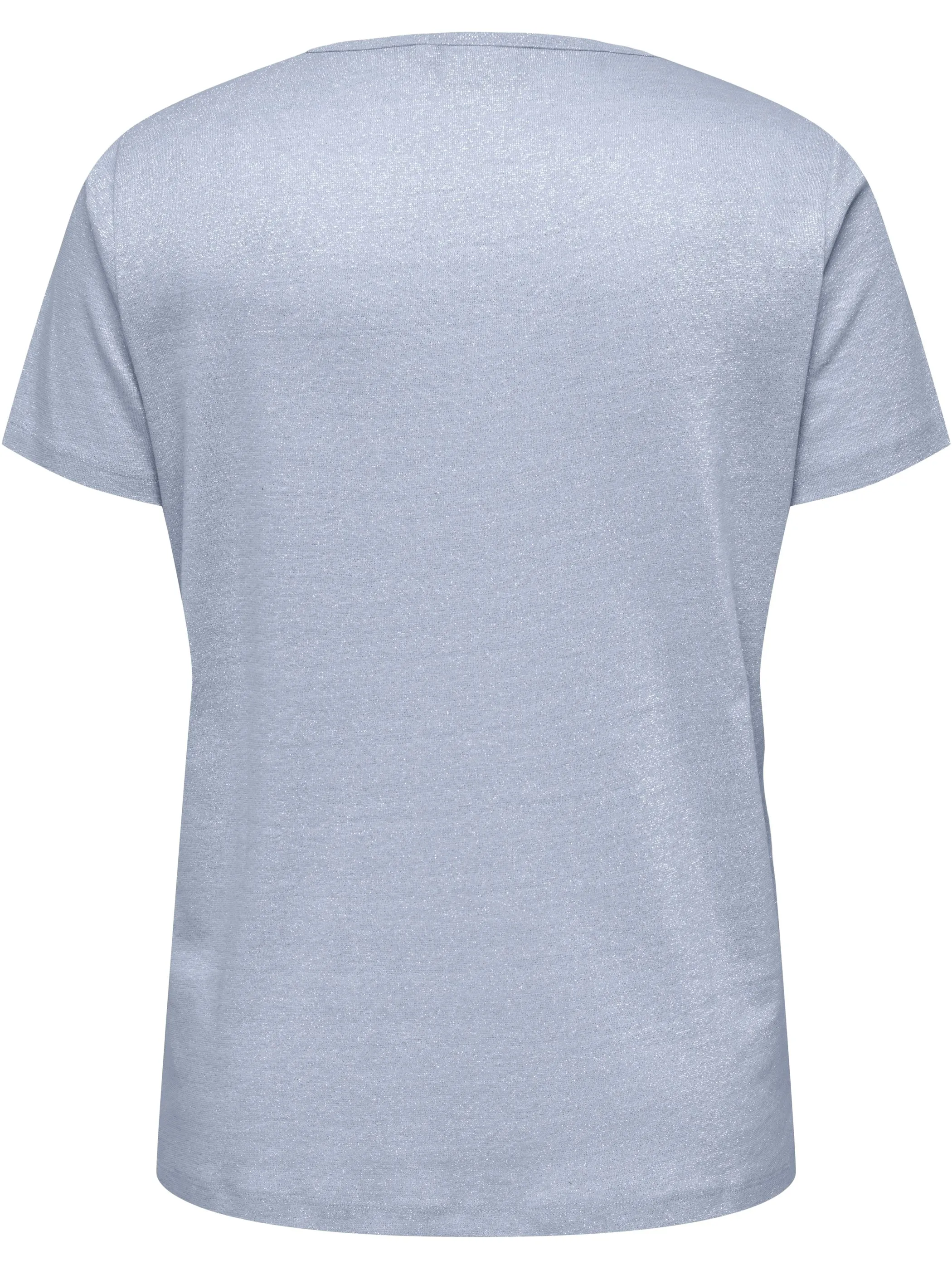 Only Carmakoma 15346146 CARMELODI SS V-NECK T Blau 909732 299897001 2