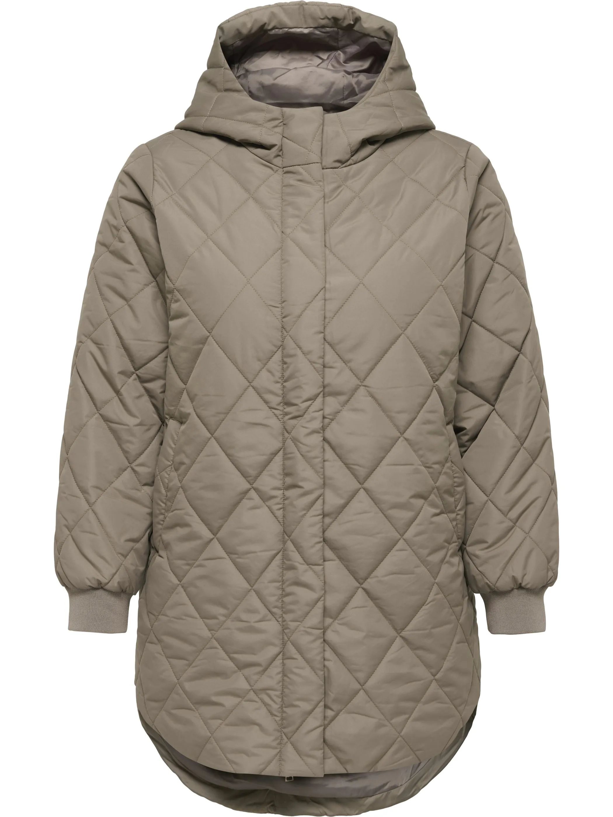 Only Carmakoma 15373722 CARJULIET QUILTD HOOD Braun 928795 239935 3