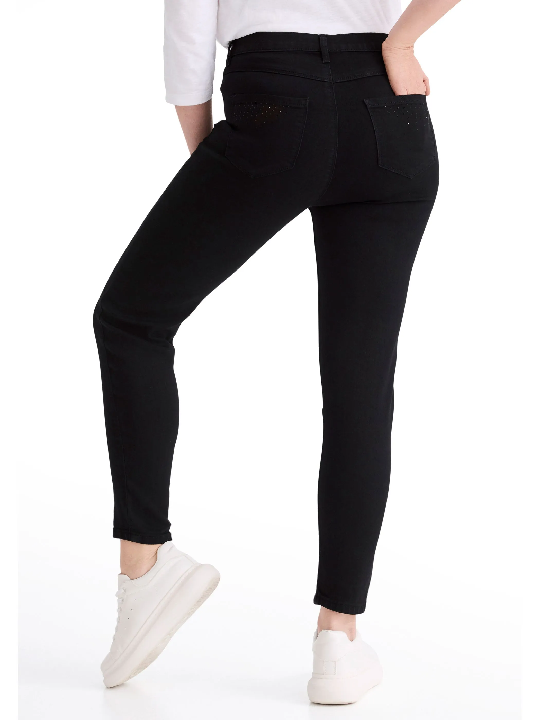 Stooker DOB 11800990007536 Da. Hosen,Nizza Schwarz 826642 7536 2
