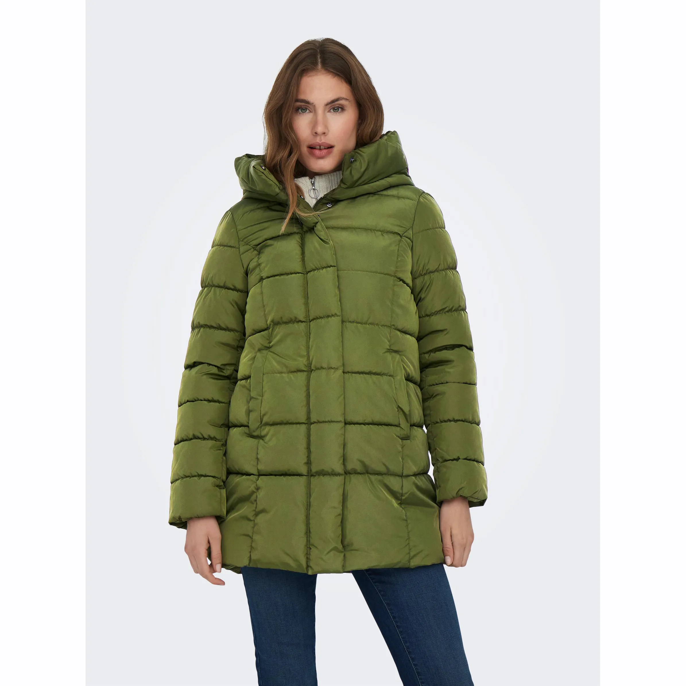 Only 15304782 ONLLINA PUFFER COAT C Grün 881713 229635 3