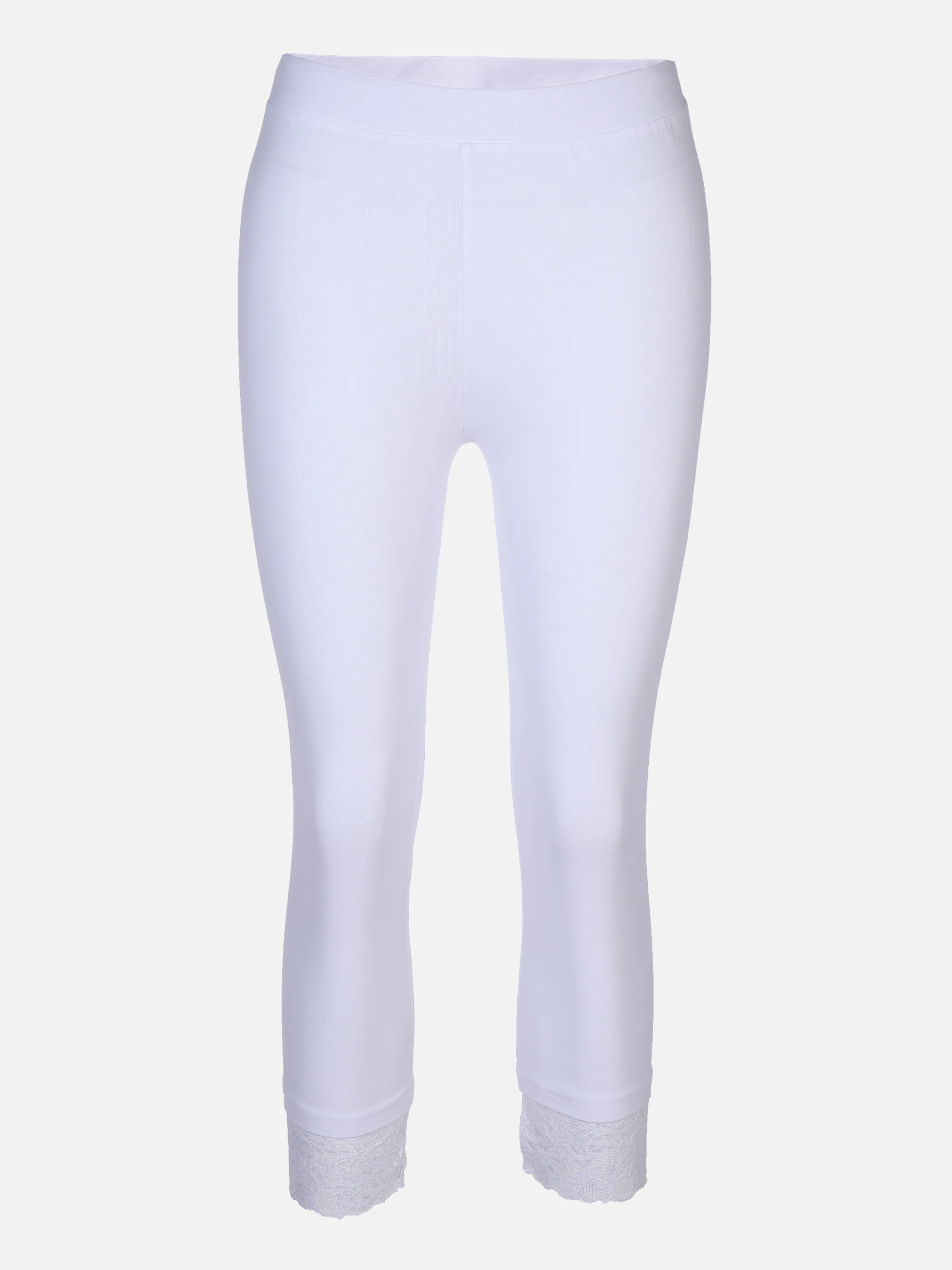 Sure Da-Capri-Leggings m. Spitze Weiß 865590 WEIß 1