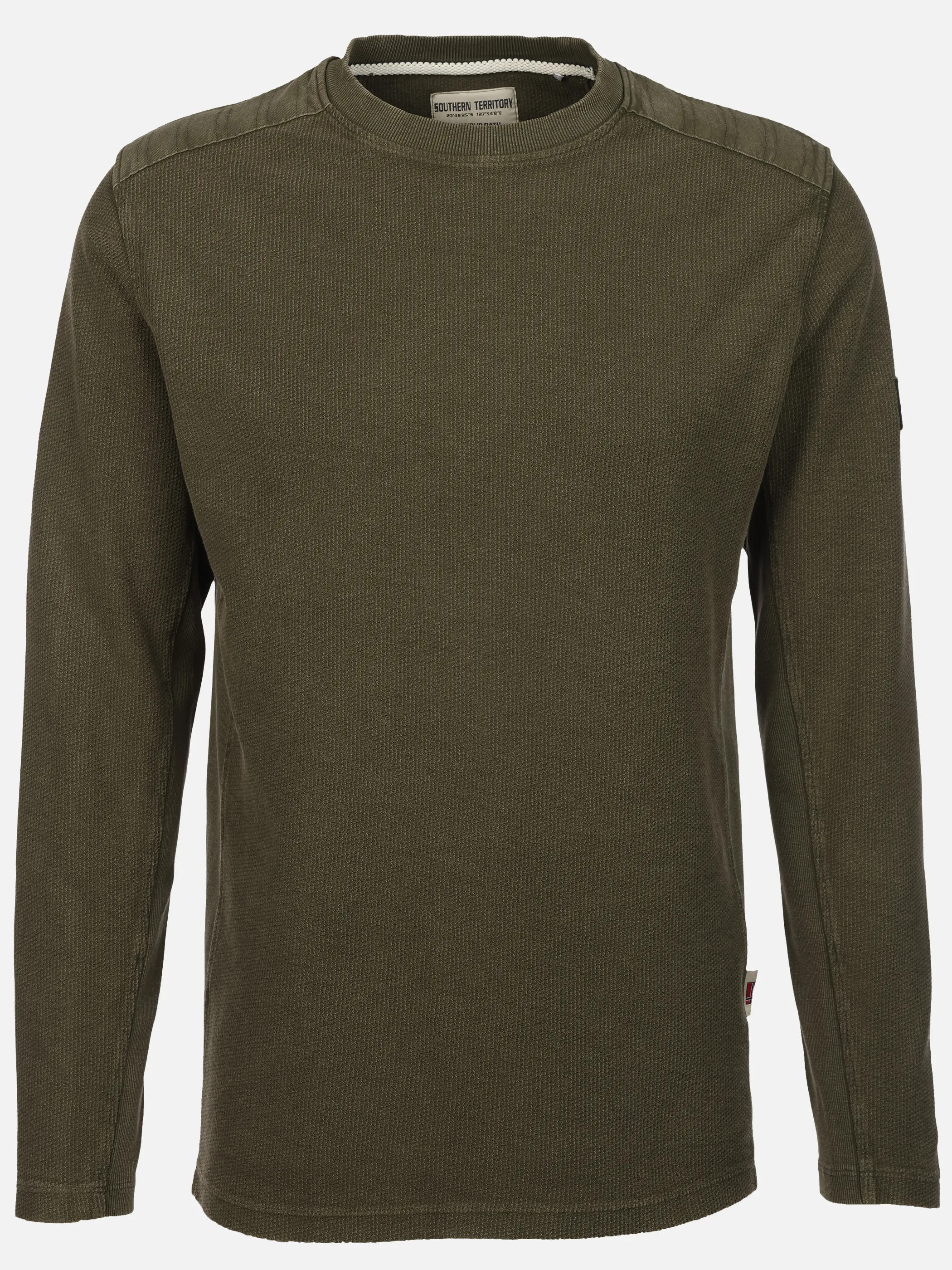 Southern Territory He. T-Shirt 1/1 Arm Struktur Oliv 931167 OLIVE 1
