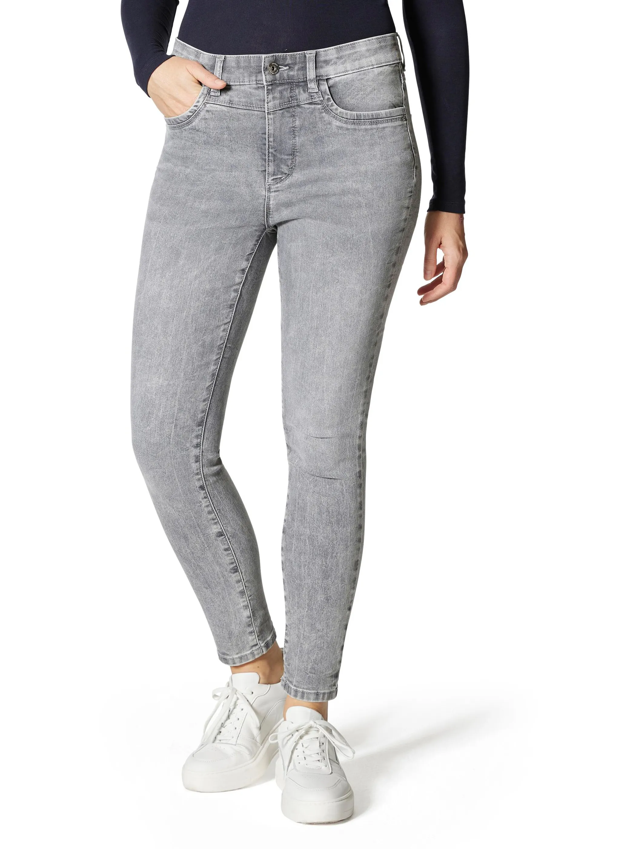 Stooker DOB 22600520007487 Da. Hosen lang, Grau 880974 7487 1