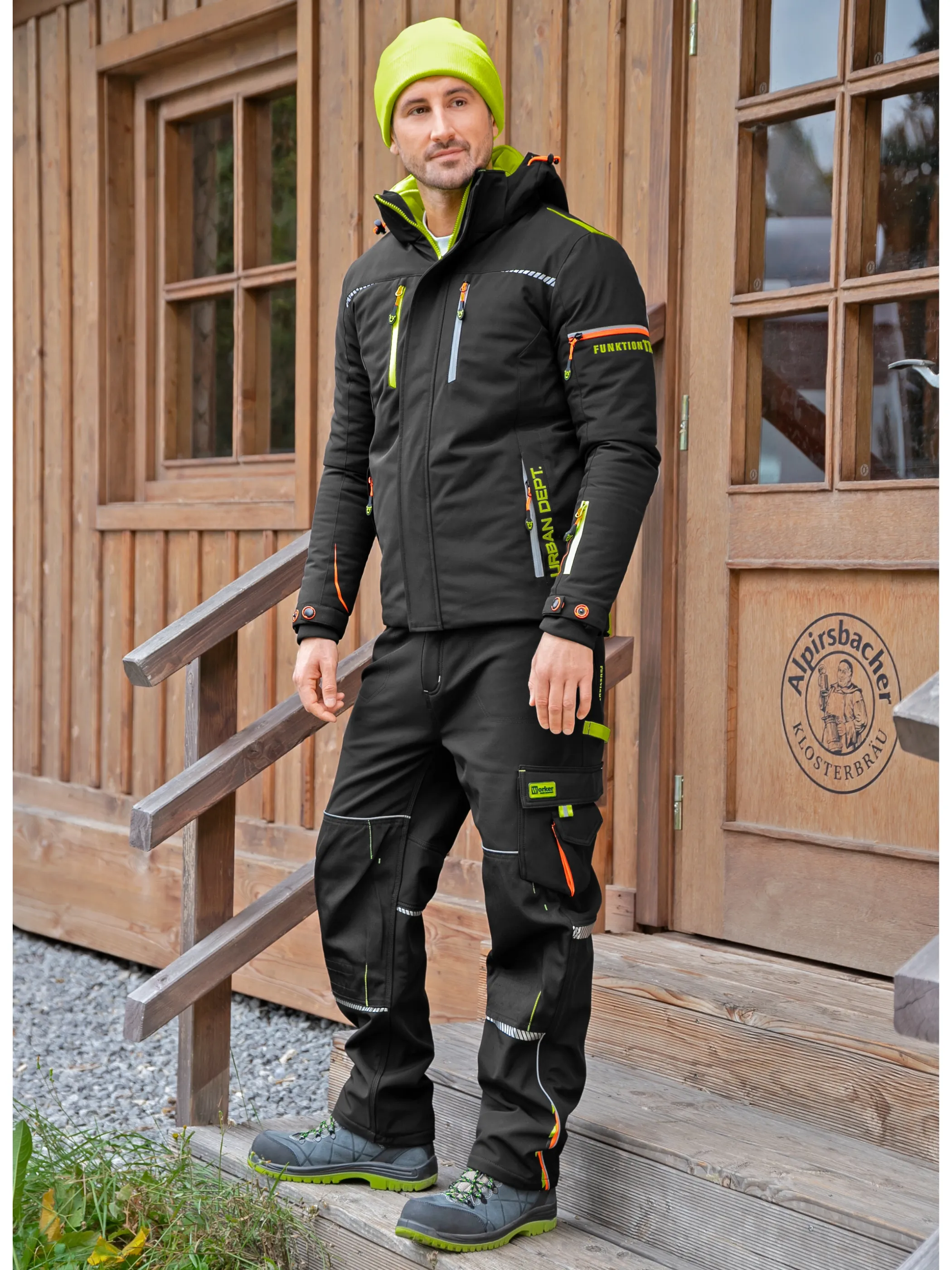 Worker He. Softshell-Arbeitshose Schwarz 882932 BLACK 5