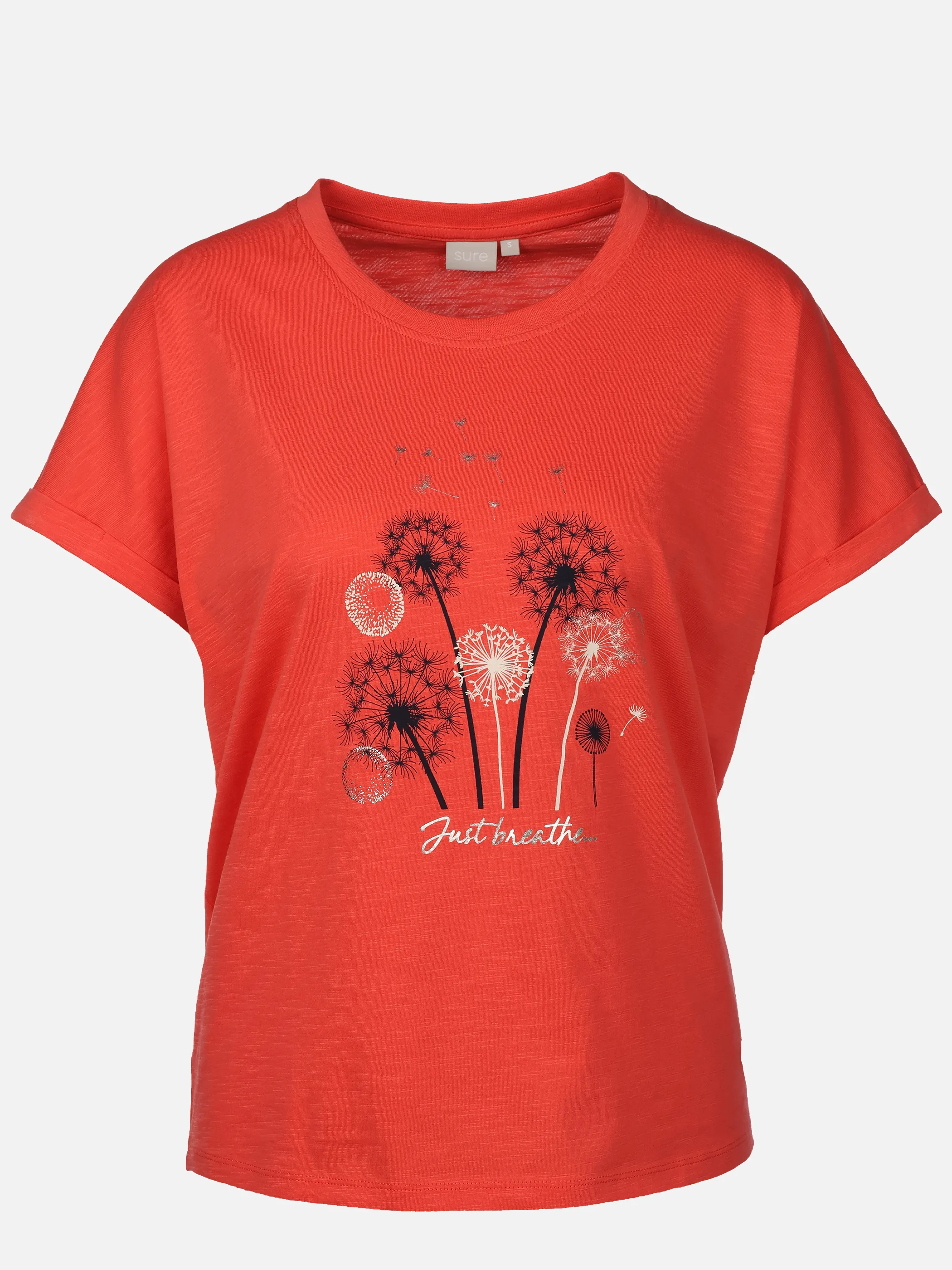 Sure Da-T-Shirt m. Frontprint Rosa 922345 ROSE 1