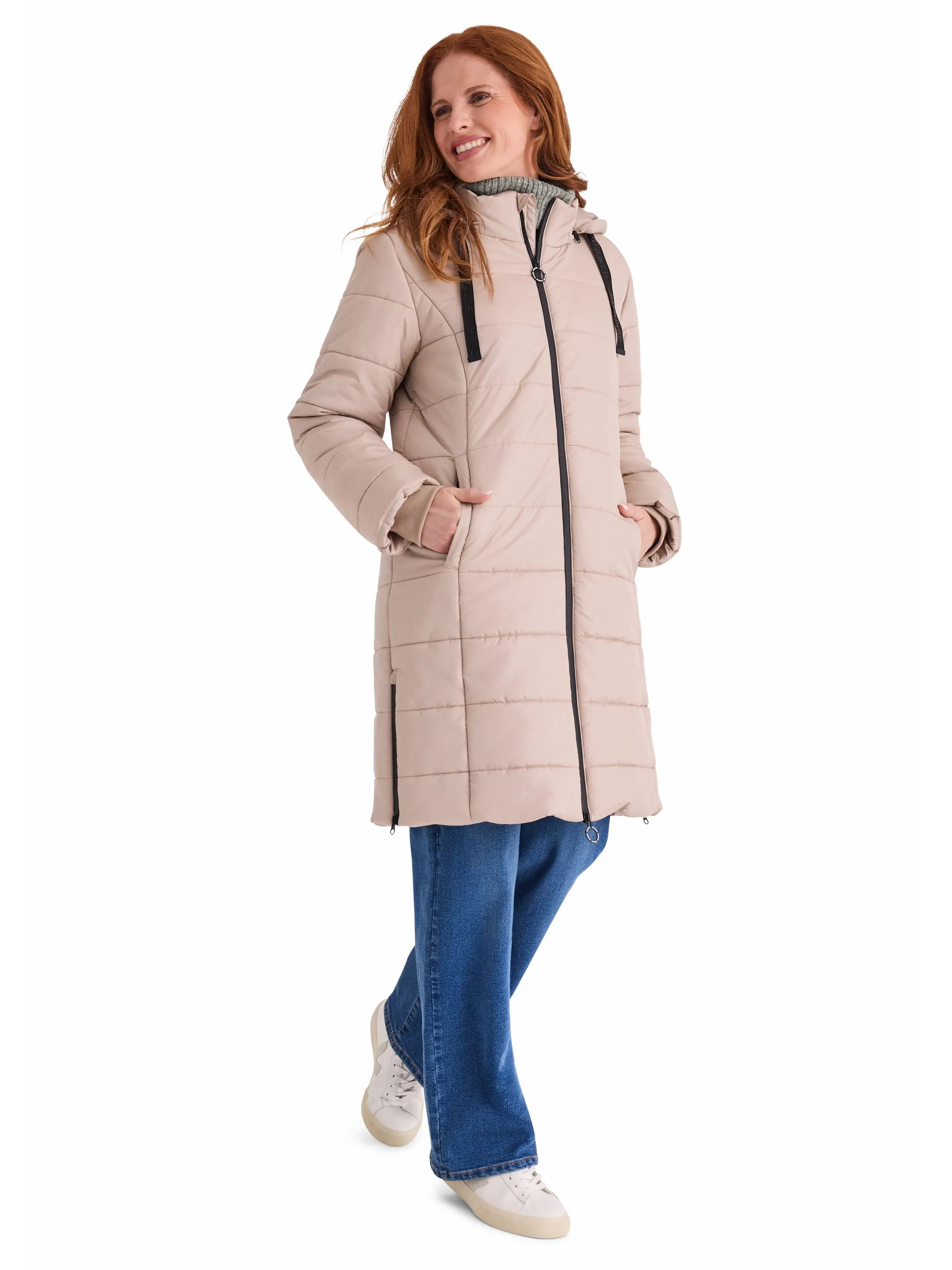 Stooker DOB 06730000001268 Da. Outdoor Jac Beige 937285 1268 1
