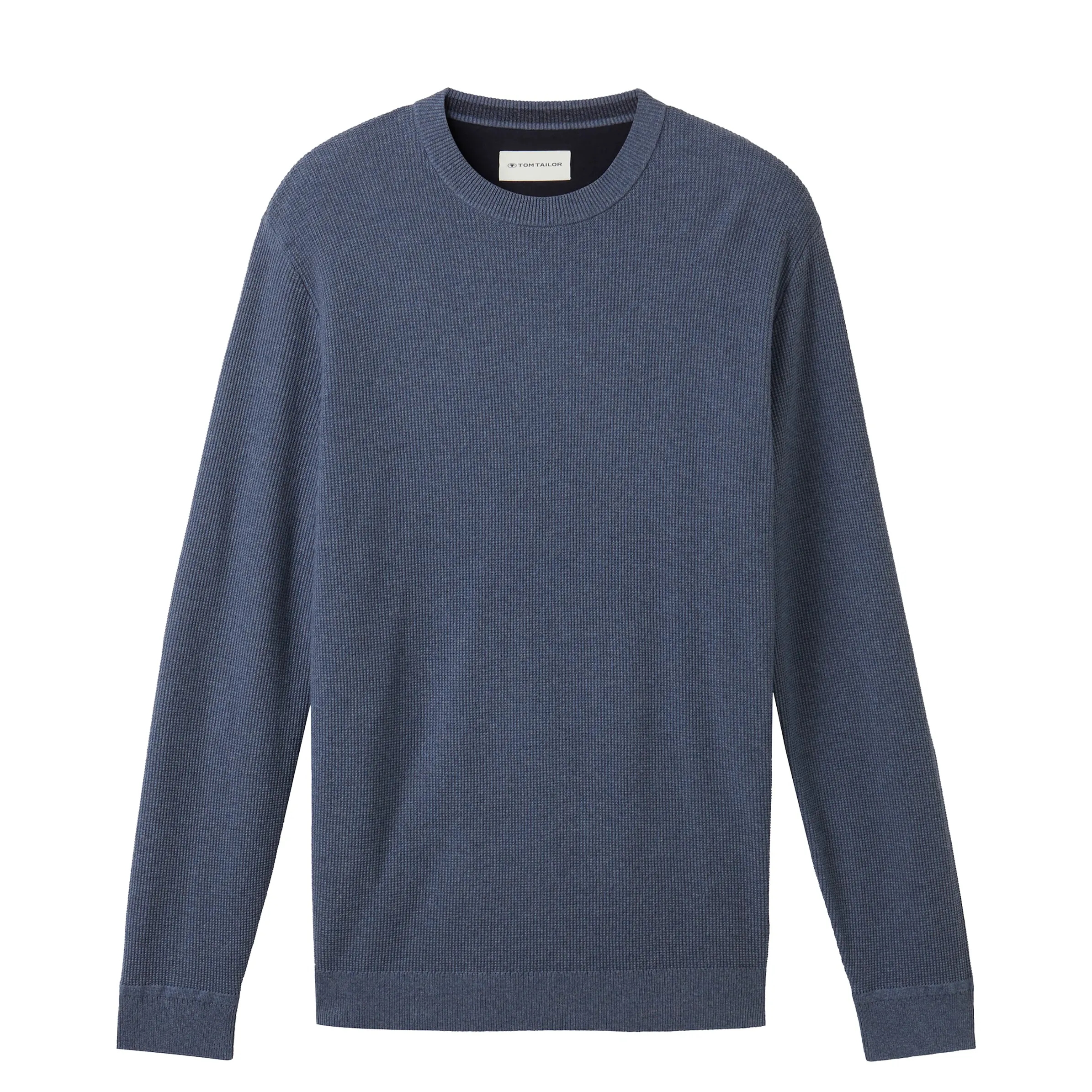 Tom Tailor 1038612 NOS structured crewneck knit Blau 884262 18964 1 Tom Tailor 1038612 NOS structured crewneck knit Blau 884262 18964 1