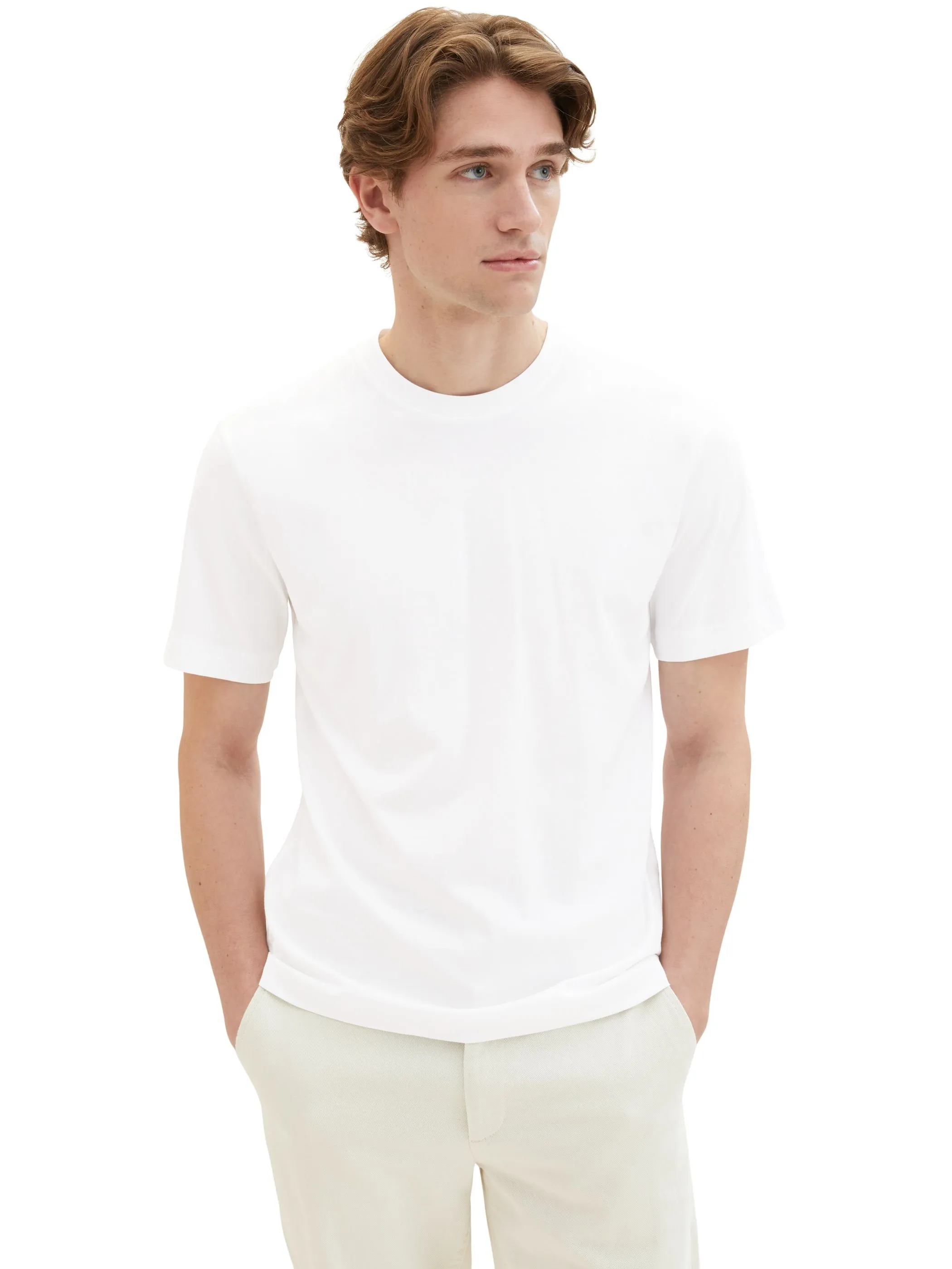 Tom Tailor 1037741 NOS double pack crew neck tee Weiß 887497 20000 Tom Tailor 1037741 NOS double pack crew neck tee Weiß 887497 20000