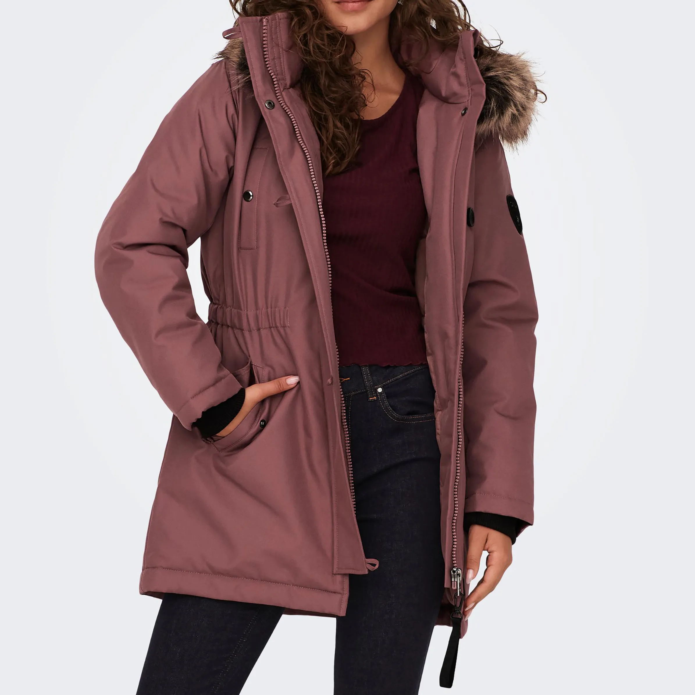 Only 15304625 ONLIRIS FUR WINTER PA Rosa 881641 207991003 5
