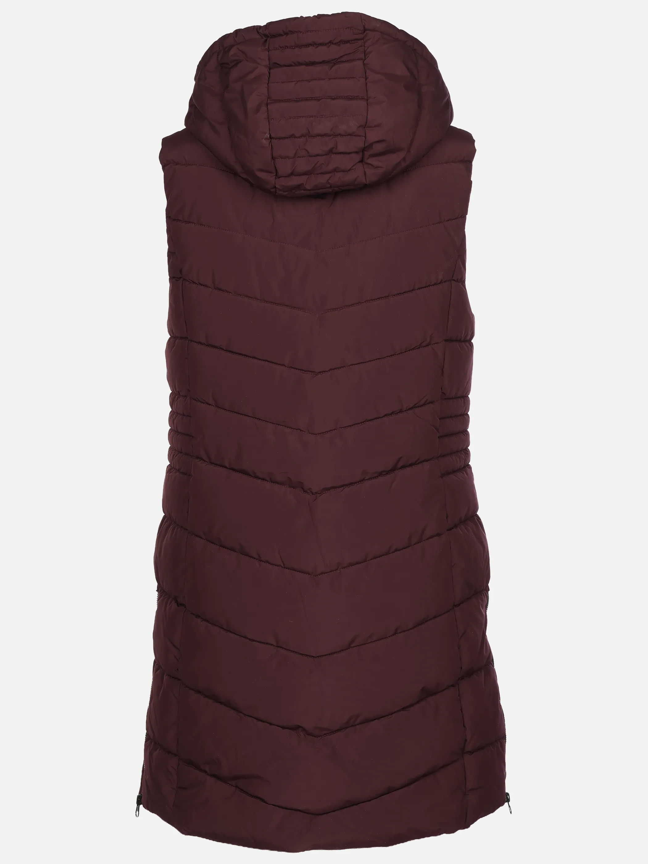 Sure Da. Steppweste mit abnehmbarer Kapuze Rot 928653 BORDEAUX 2