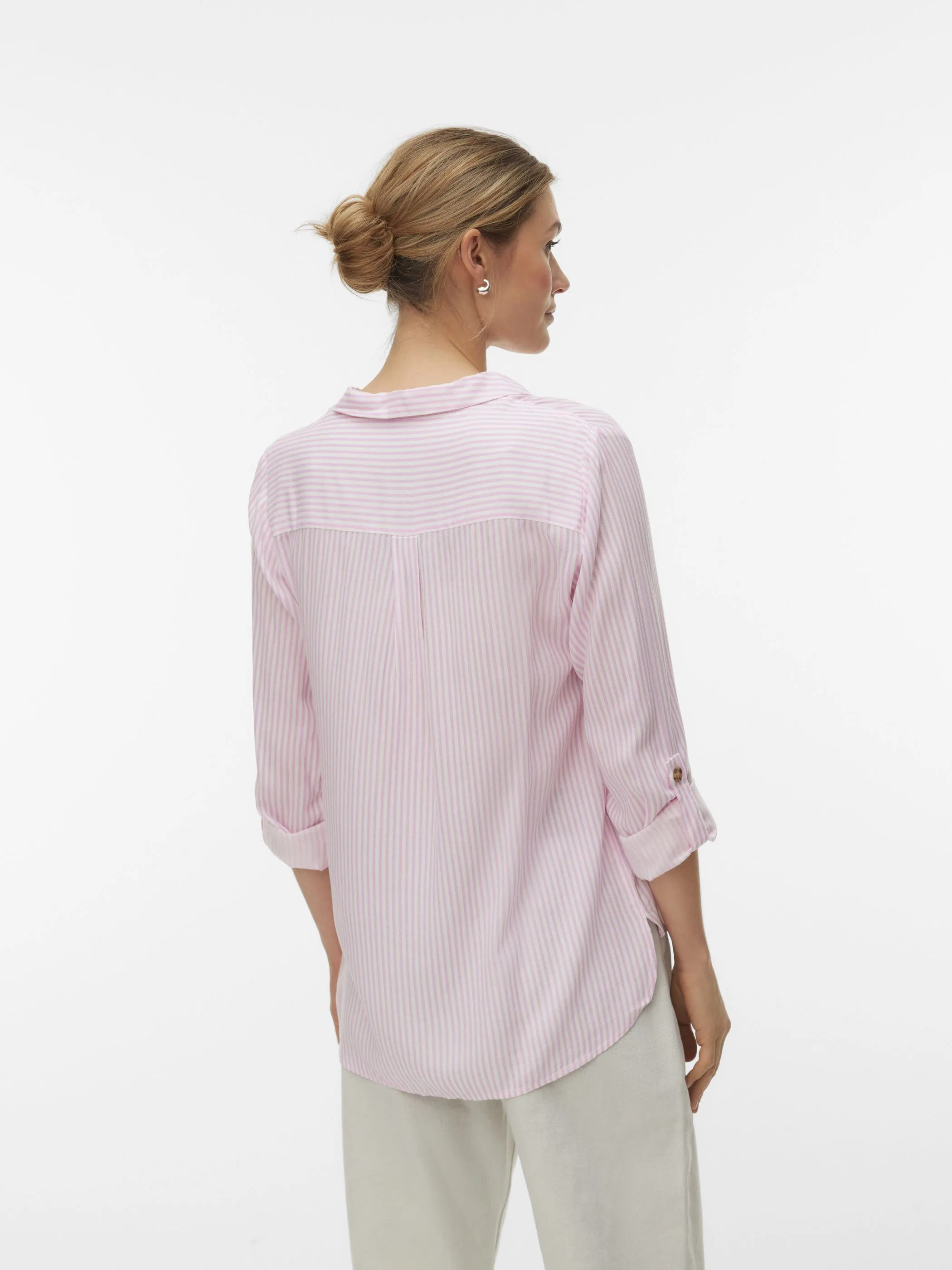 Vero Moda 10275283 VMBUMPY L/S SHIRT NEW Pink 866195 290741025 2