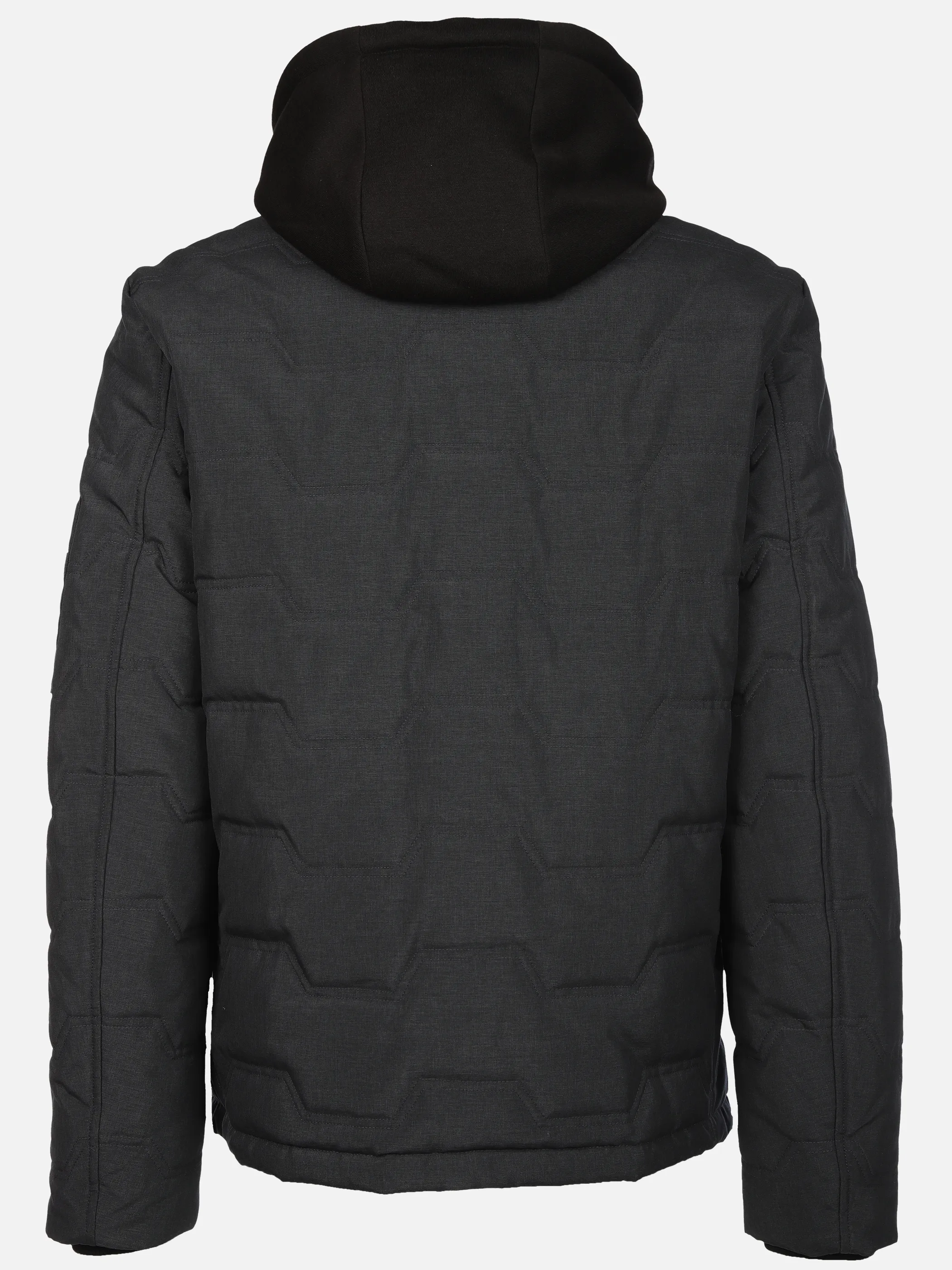 Southern Territory He. Steppjacke melange Schwarz 912700 BLACK 2