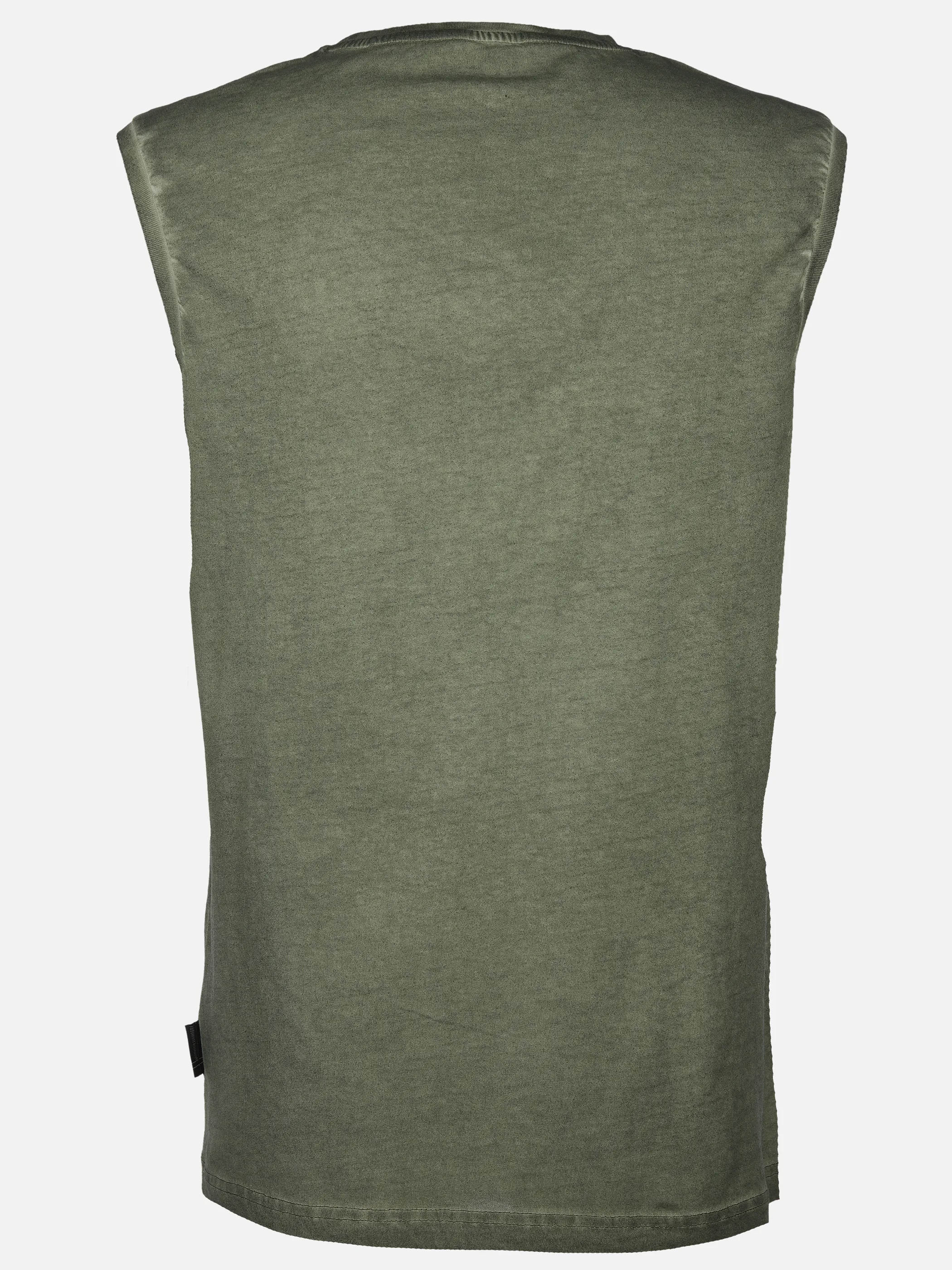 Southern Territory He. Muscleshirt washer print Oliv 910625 OLIVE 2