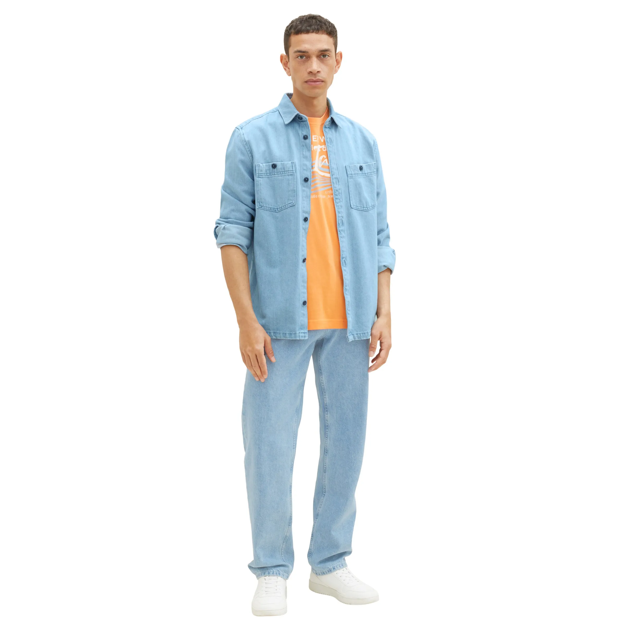 Tom Tailor 1038661 printed t-shirt Orange 880584 22195 4