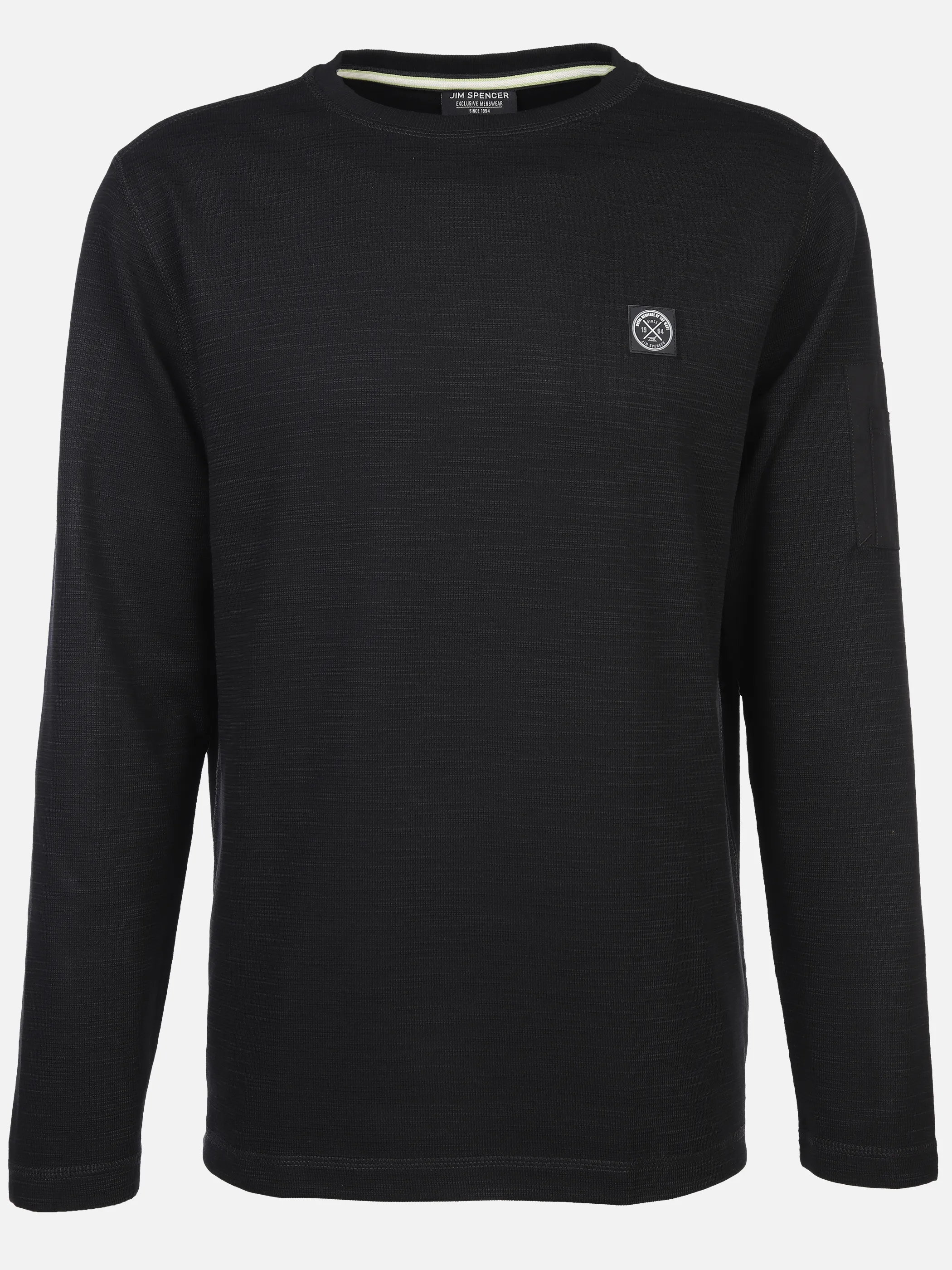 Jim Spencer He. T-Shirt 1/1 Arm RH Schwarz 900245 BLACK 1 Jim Spencer He. T-Shirt 1/1 Arm RH Schwarz 900245 BLACK 1