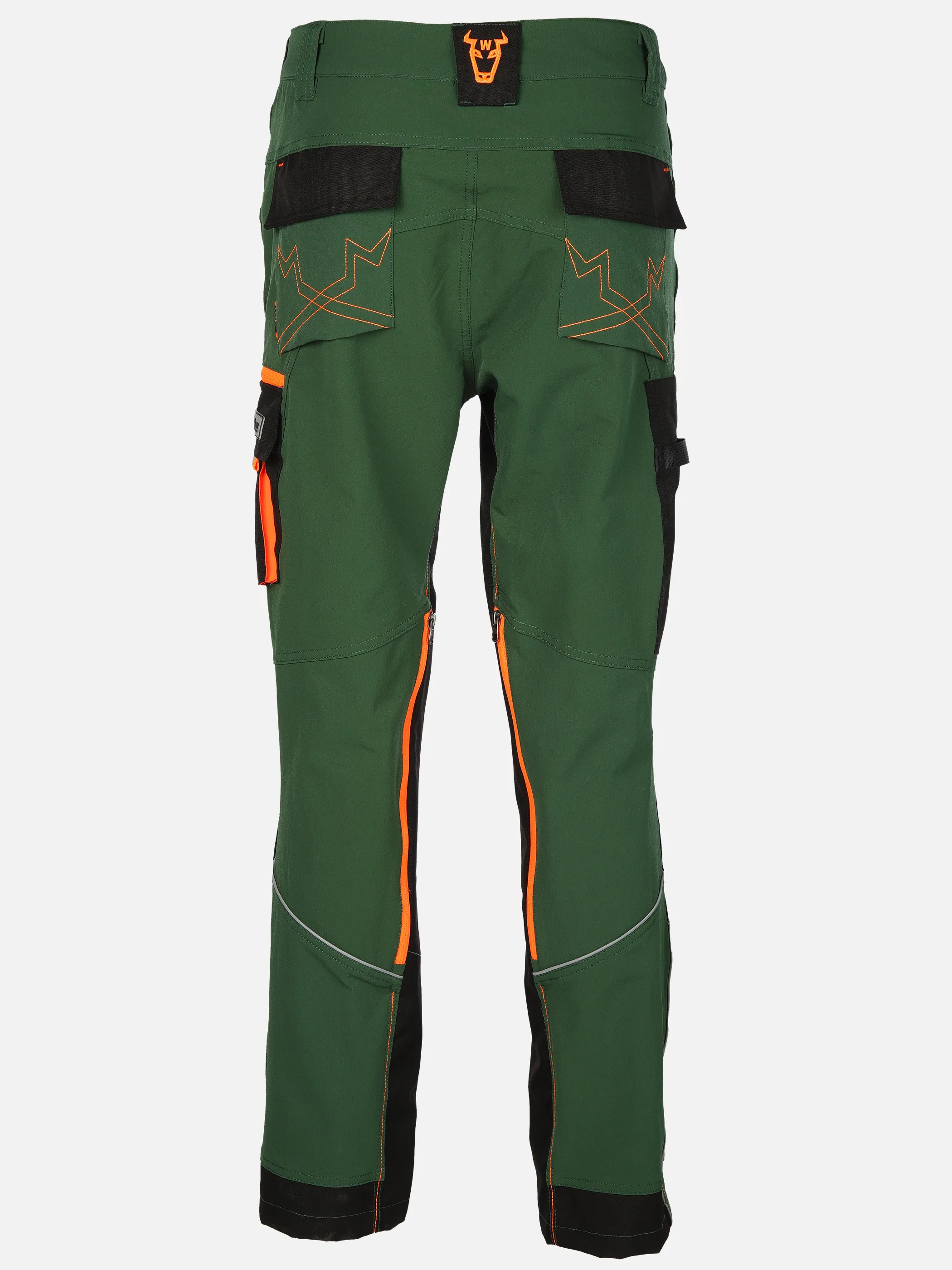 Worker He. Arbeitshose 4-Wege Stretch Grün 903708 GREEN 2