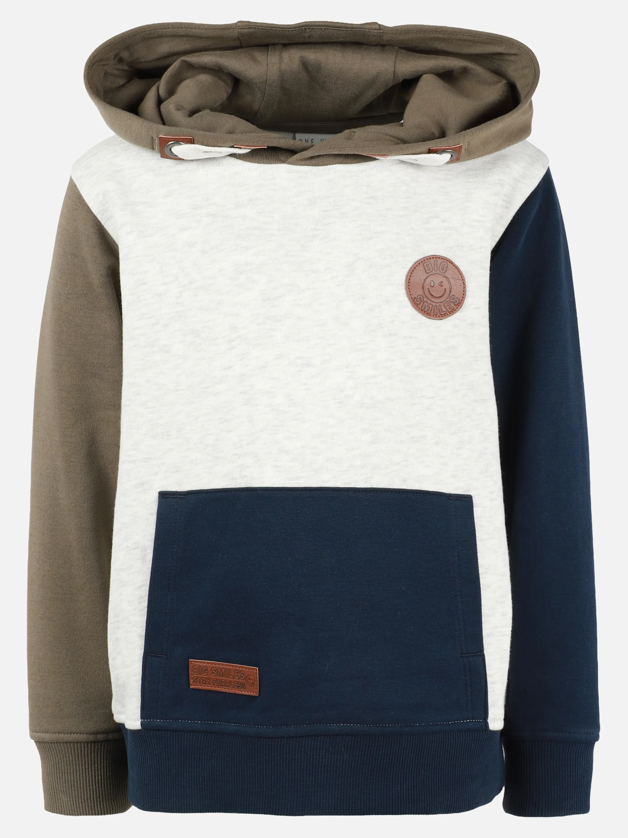 One Way KJ Hoodie colourblock Grau 929742 GREY MEALN 2