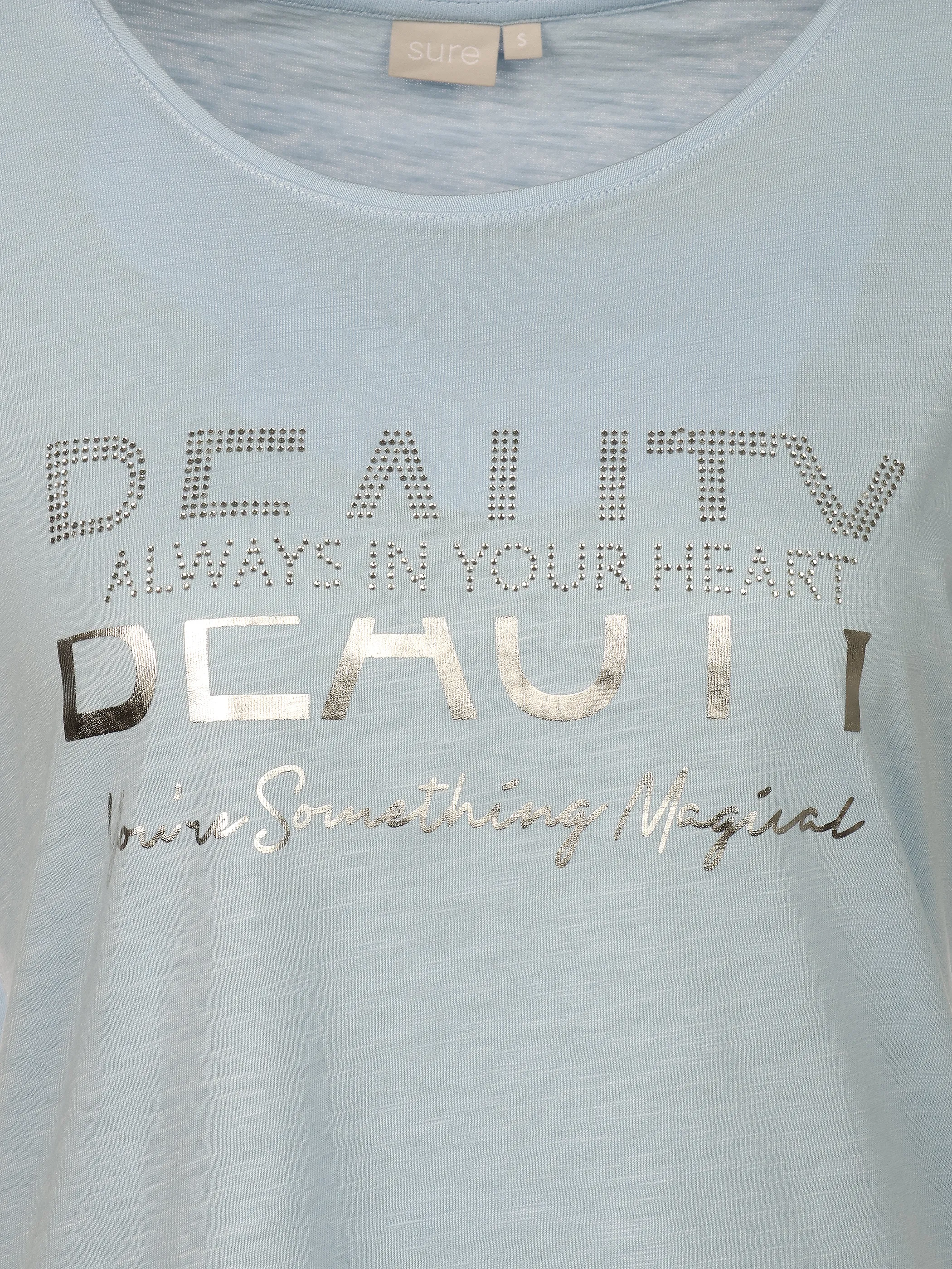 Sure Da-T-Shirt m. Folienprint Blau 926144 WINDSURFER 3