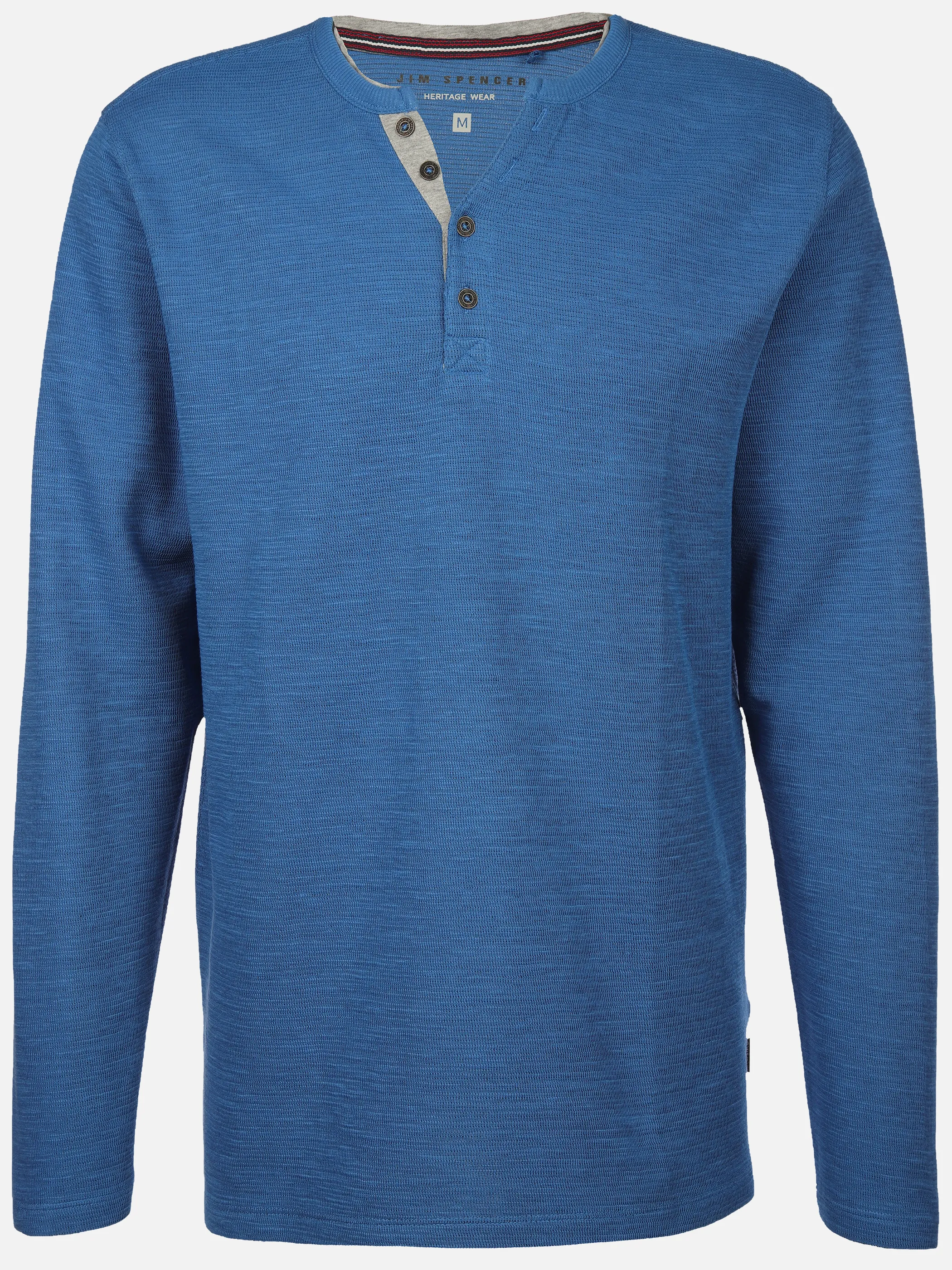 Jim Spencer He. Henleyshirt 1/1 Arm space Blau 898399 AZUR 1 Jim Spencer He. Henleyshirt 1/1 Arm space Blau 898399 AZUR 1