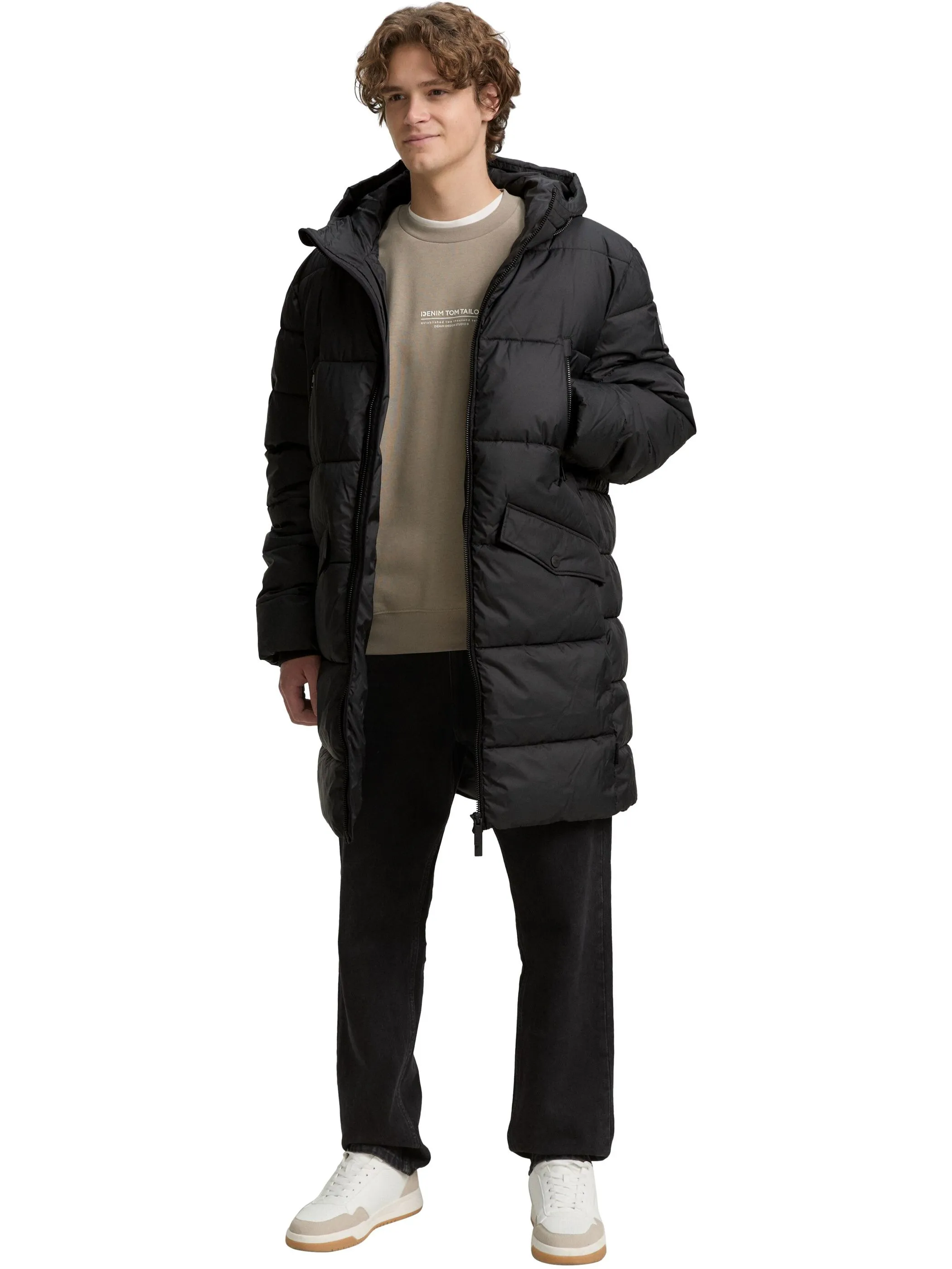 Tom Tailor 1047209 puffer  parka Schwarz 914678 29999 5