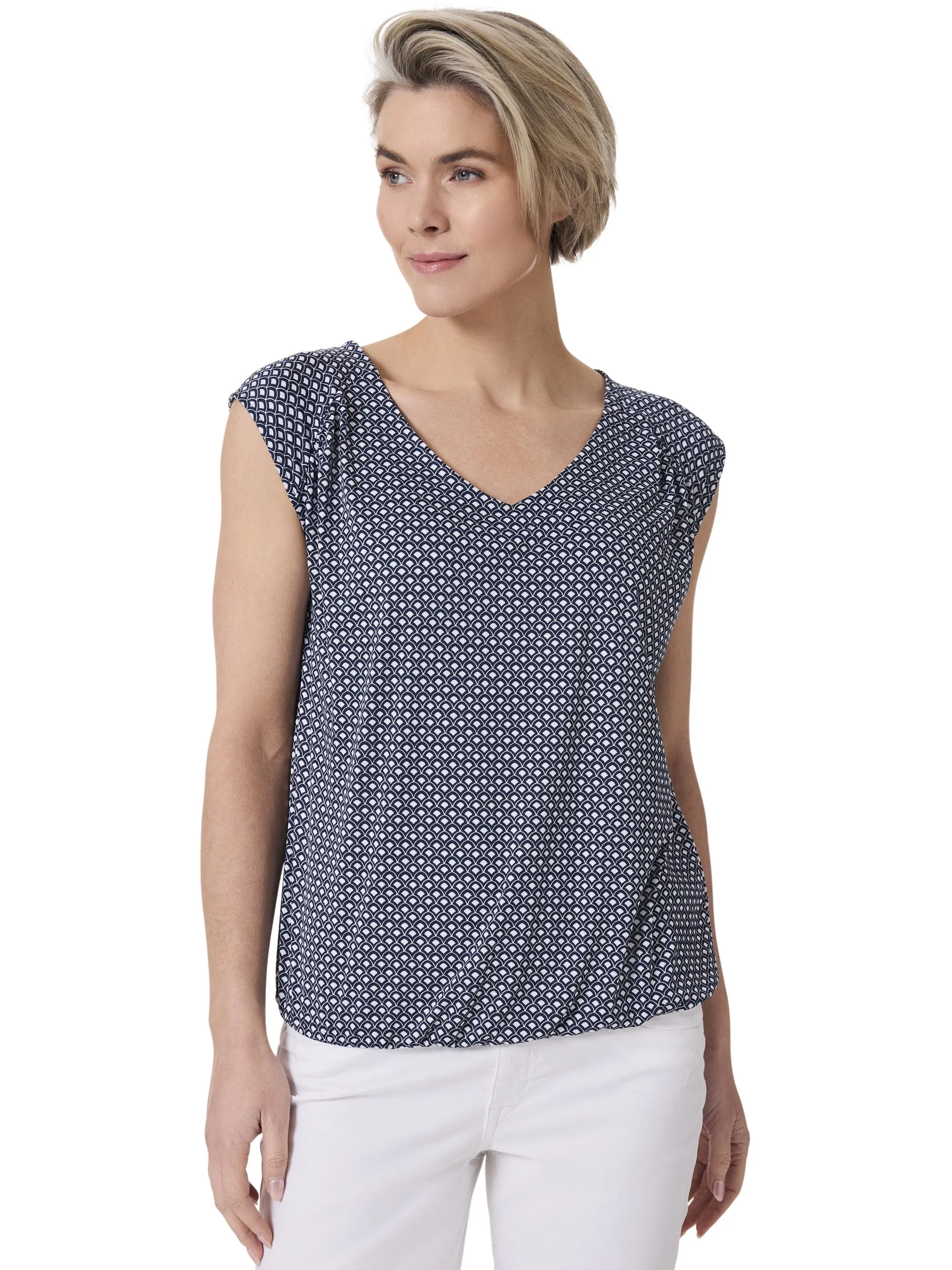 Stooker DOB 09370000009116 Da. T-Shirts / Marine 911317 9116 4