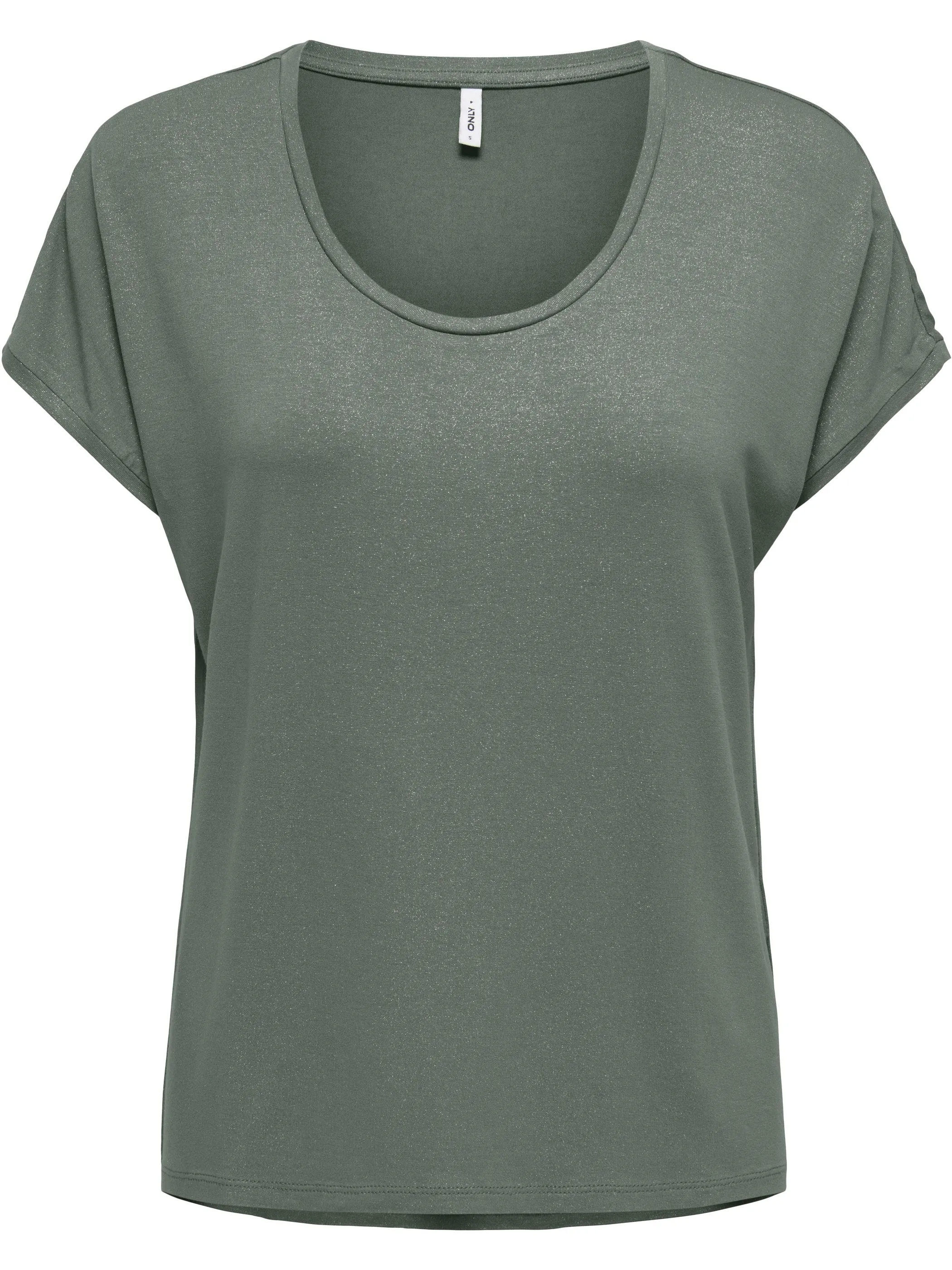 Only 15315976 ONLCARRIE S/S GLITTER Grün 907404 207131001 3