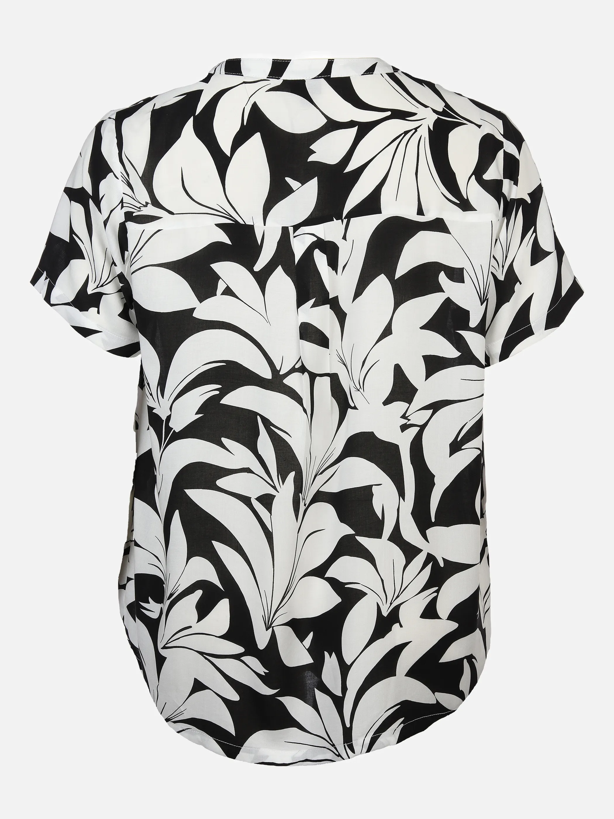 Sonja Blank Da.gr.Gr.Bluse m. Alloverprint Schwarz 877286 SCHWARZ GE 2