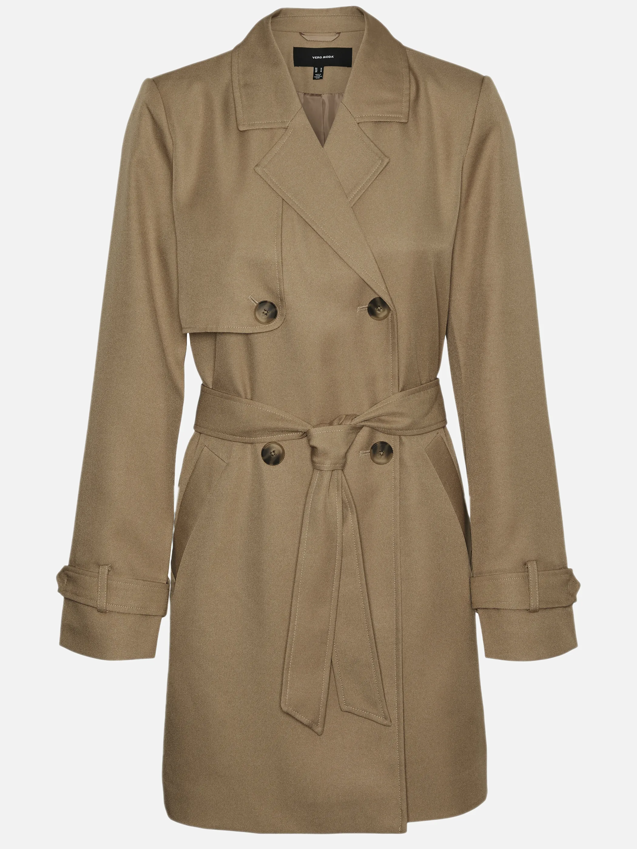 Vero Moda 10239411 VMCELESTE 3/4 TRENCHC Braun 888447 202611 1
