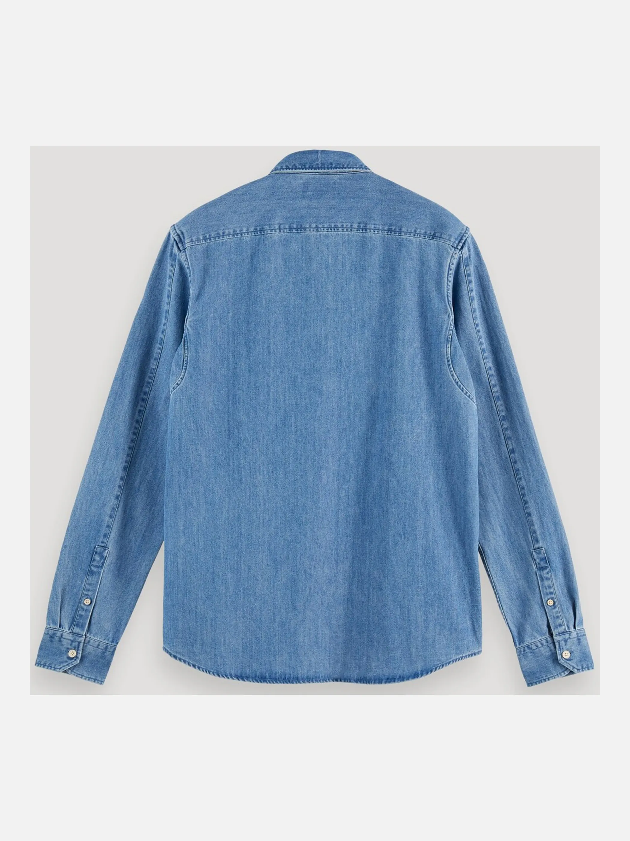 Scotch & Soda 159678 YF-He-Jeans-Hemd Blau 848835 0089 2