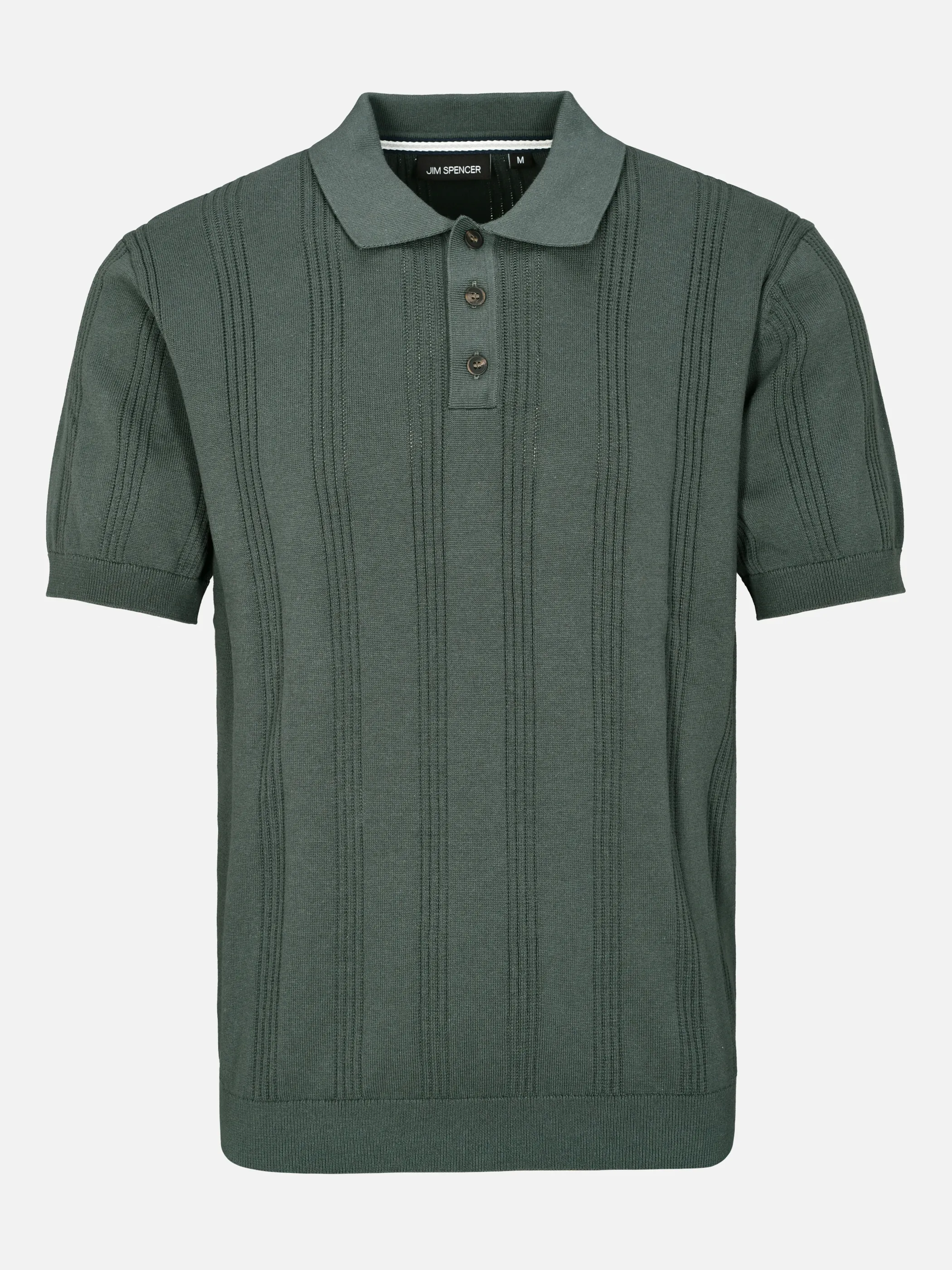 Jim Spencer He-Polo Strick Shirt 1/2 Arm Grün 925117 552 1