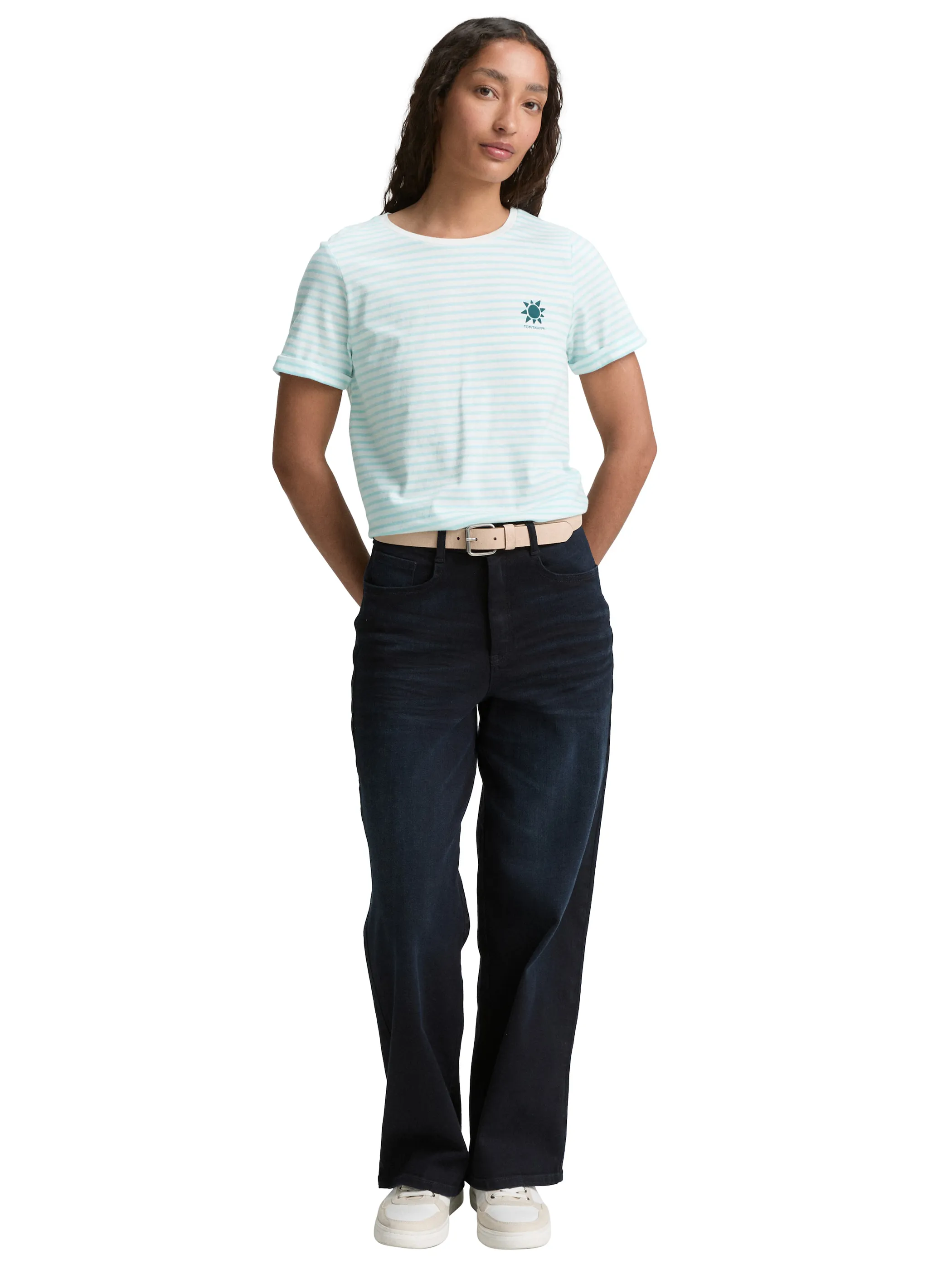 Tom Tailor 1046440 T-shirt stripe crew neck Blau 910039 38151 4 Tom Tailor 1046440 T-shirt stripe crew neck Blau 910039 38151 4