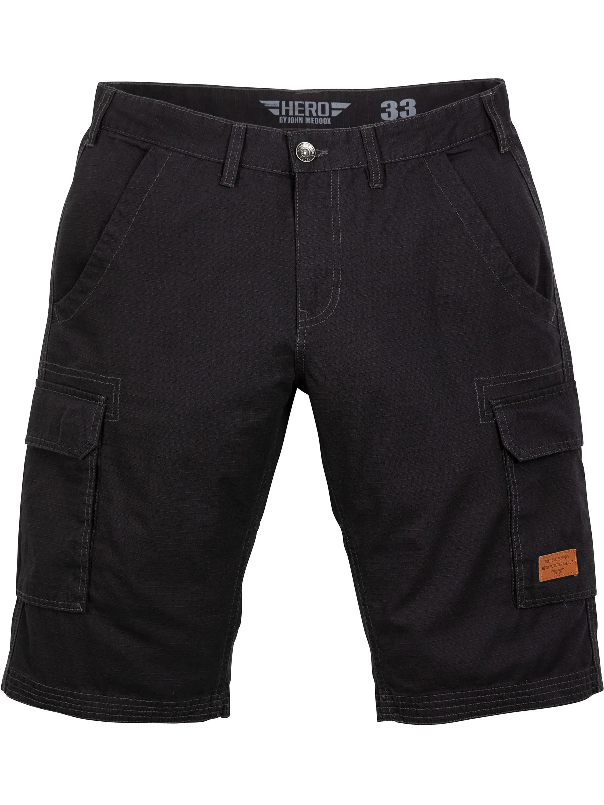 HERO by John Medoox 71360280006117 He-Cargo Bermuda "Hamilton" Grau 913938 6117 4