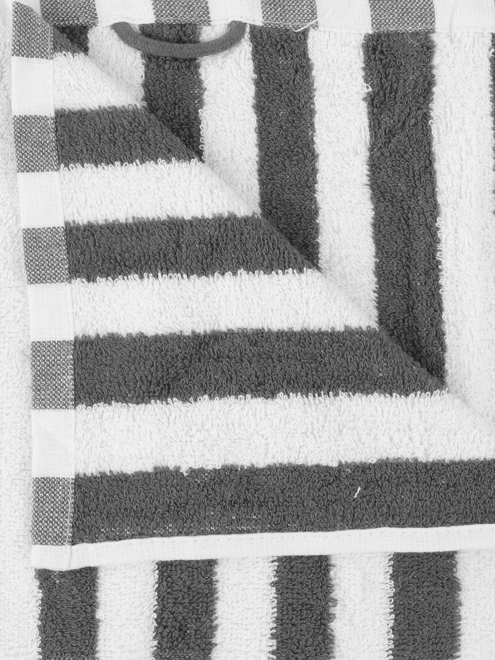 Dream House Handtuch gestreift 50x90 Grau 919673 TIRE 2