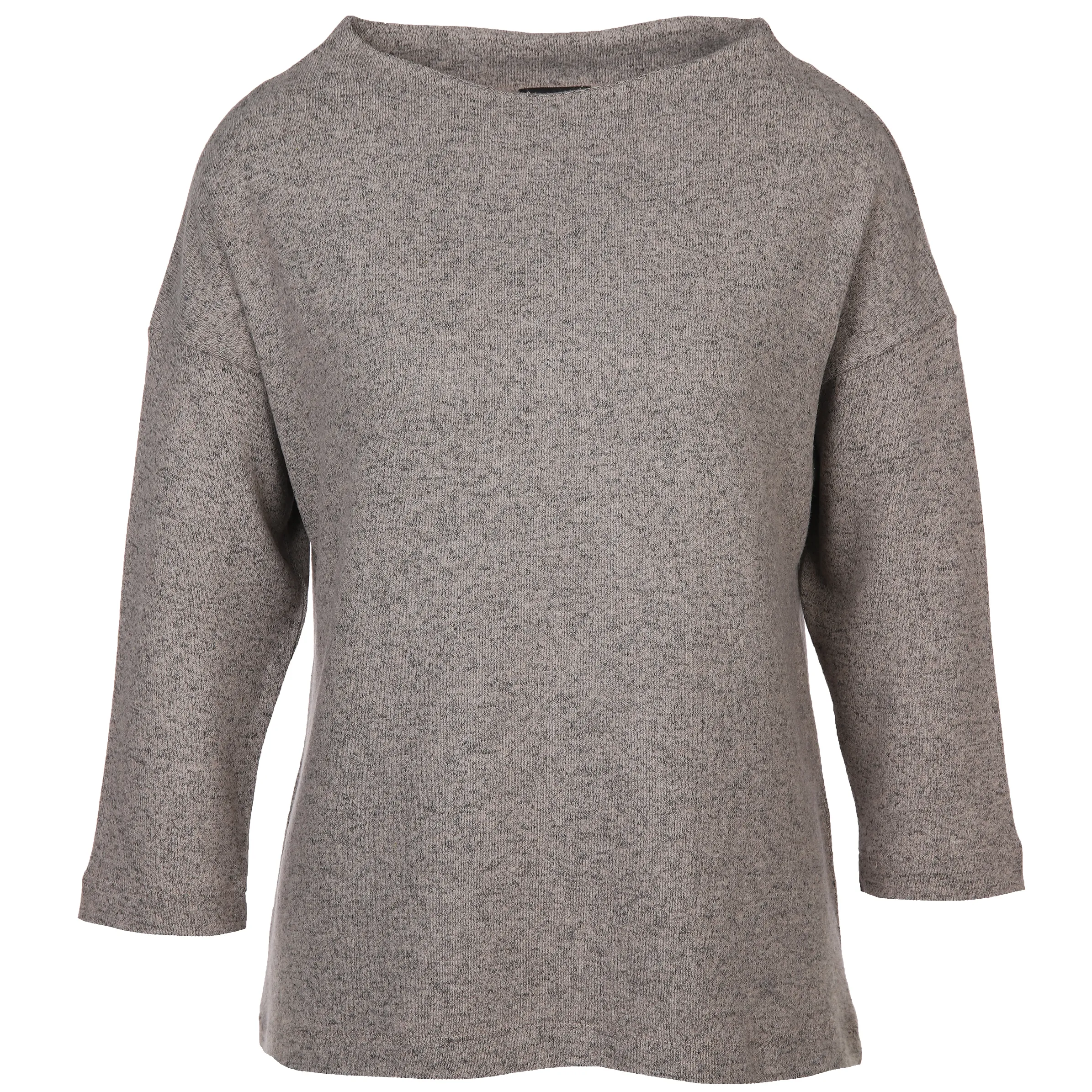 Sure Da-Flauschshirt m. Stehkragen Braun 880639 TAUPE 1
