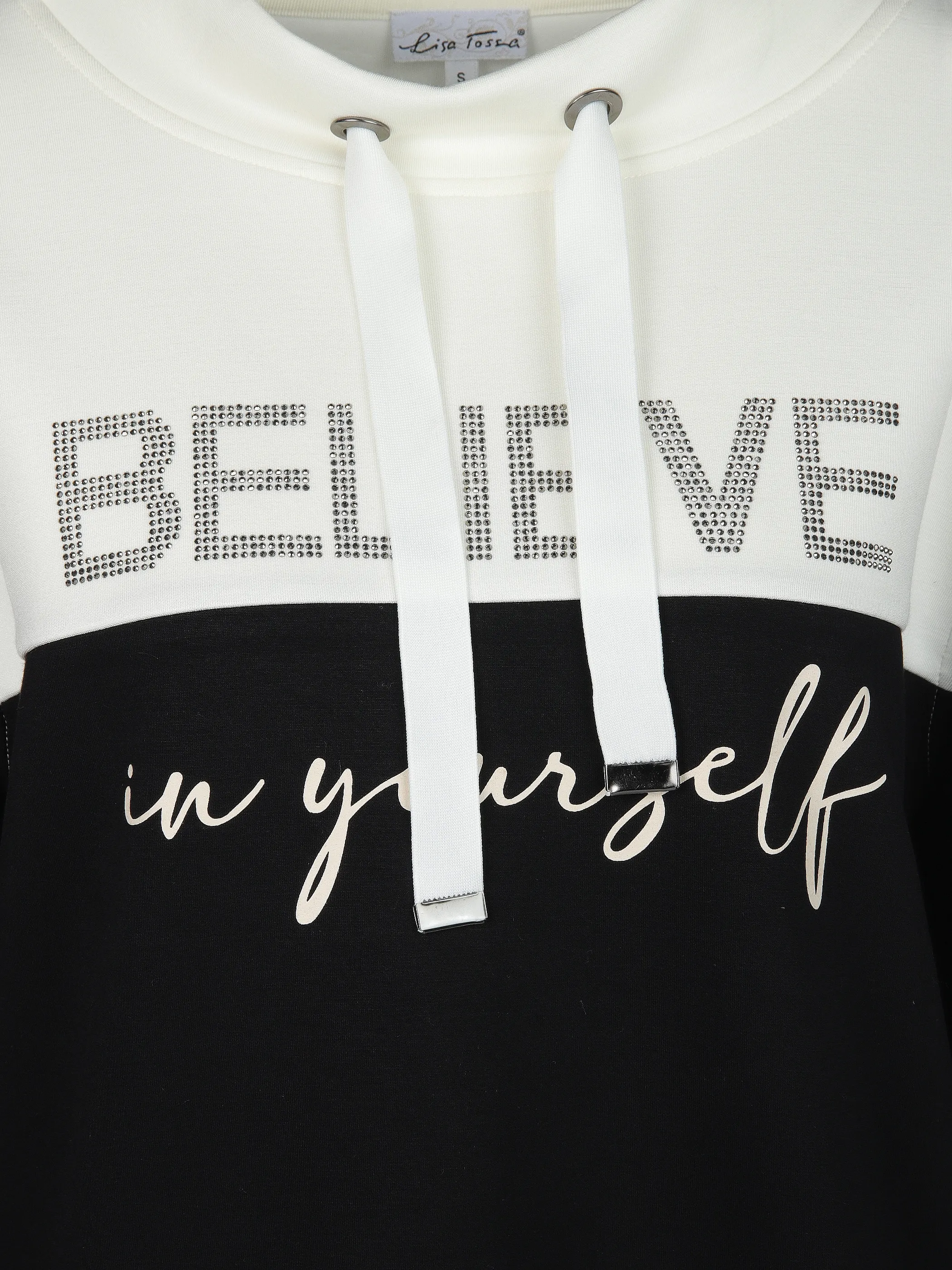 Lisa Tossa Da-Sweatshirt m. Stehkragen Schwarz 892119 SW 3