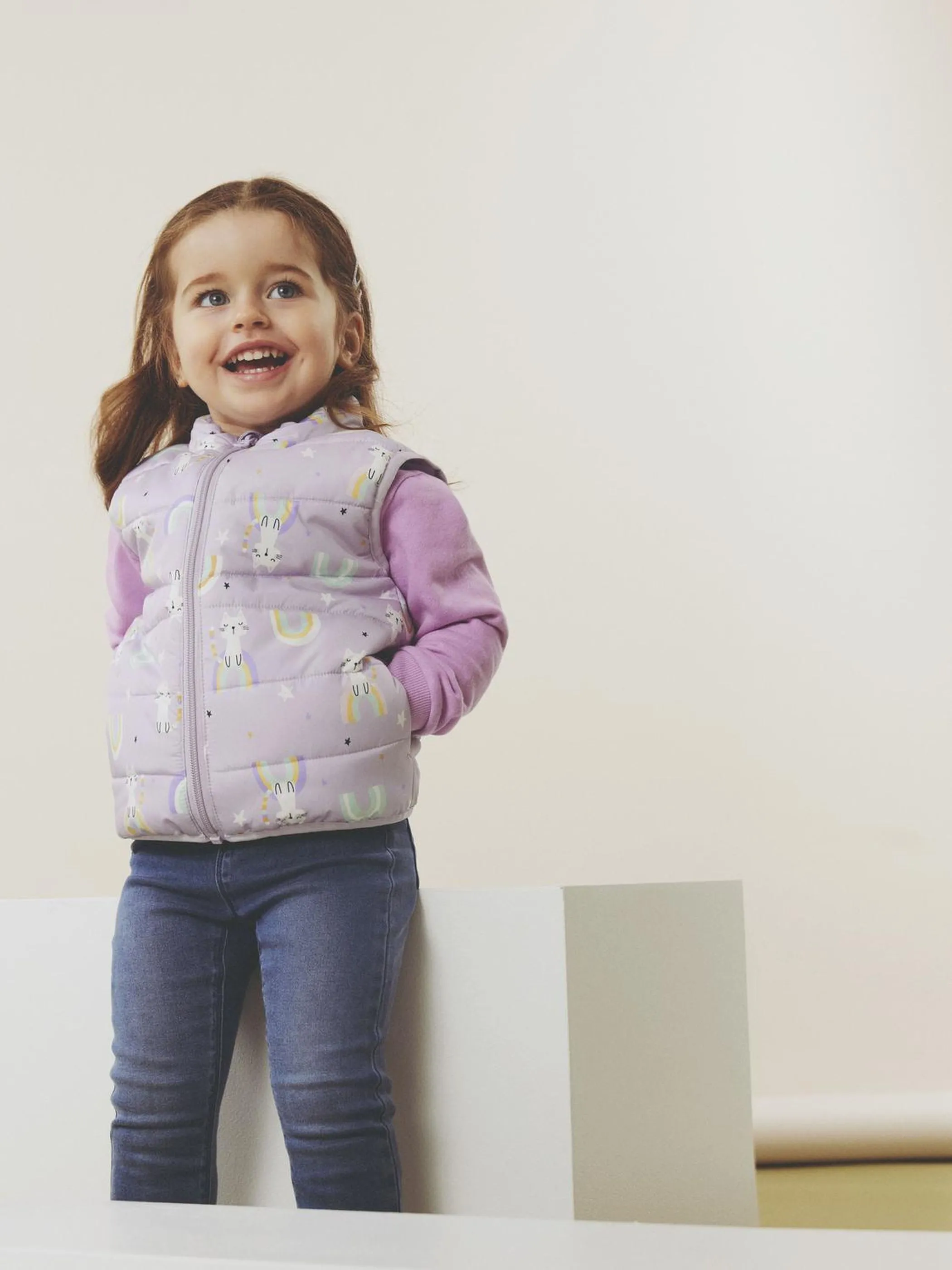 name it 13211739 NMFMYLANE VEST RAINBO Lila 873483 233615 4