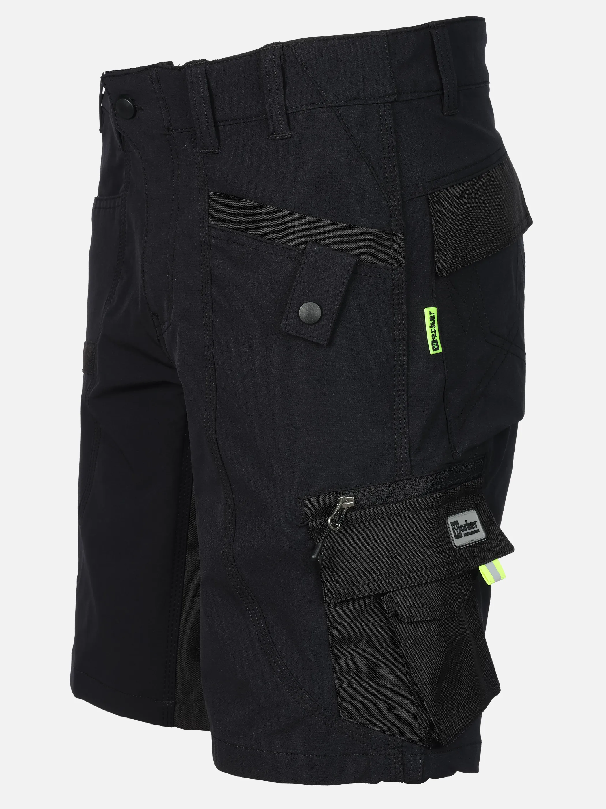 Worker He. Arbeitsshort 4-Wege Stretch Schwarz 906260 SCHWARZ 3