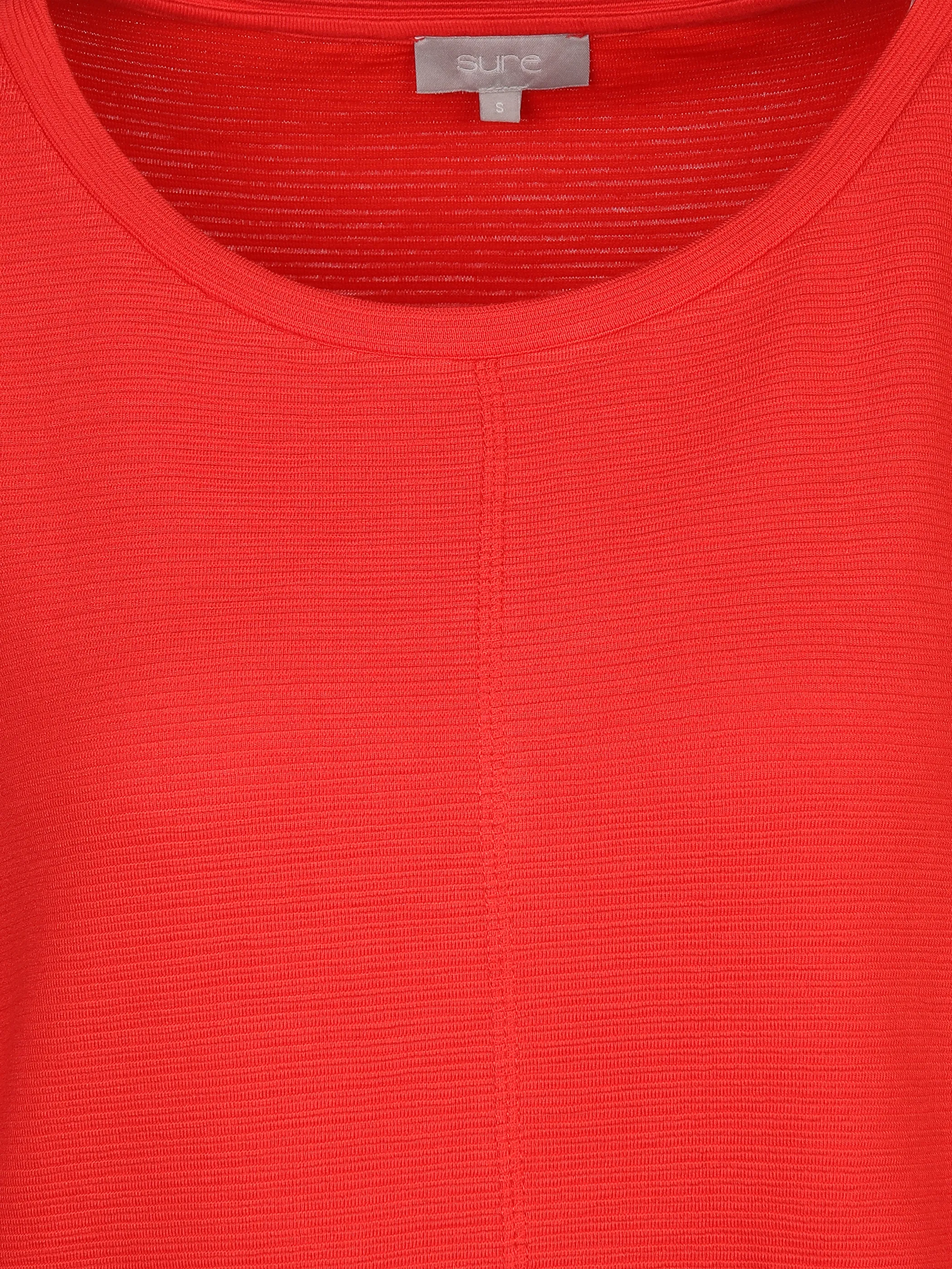 Sure Da-Ottoman-Jaquard-Shirt Rot 889315 TOMATO 3 Sure Da-Ottoman-Jaquard-Shirt Rot 889315 TOMATO 3